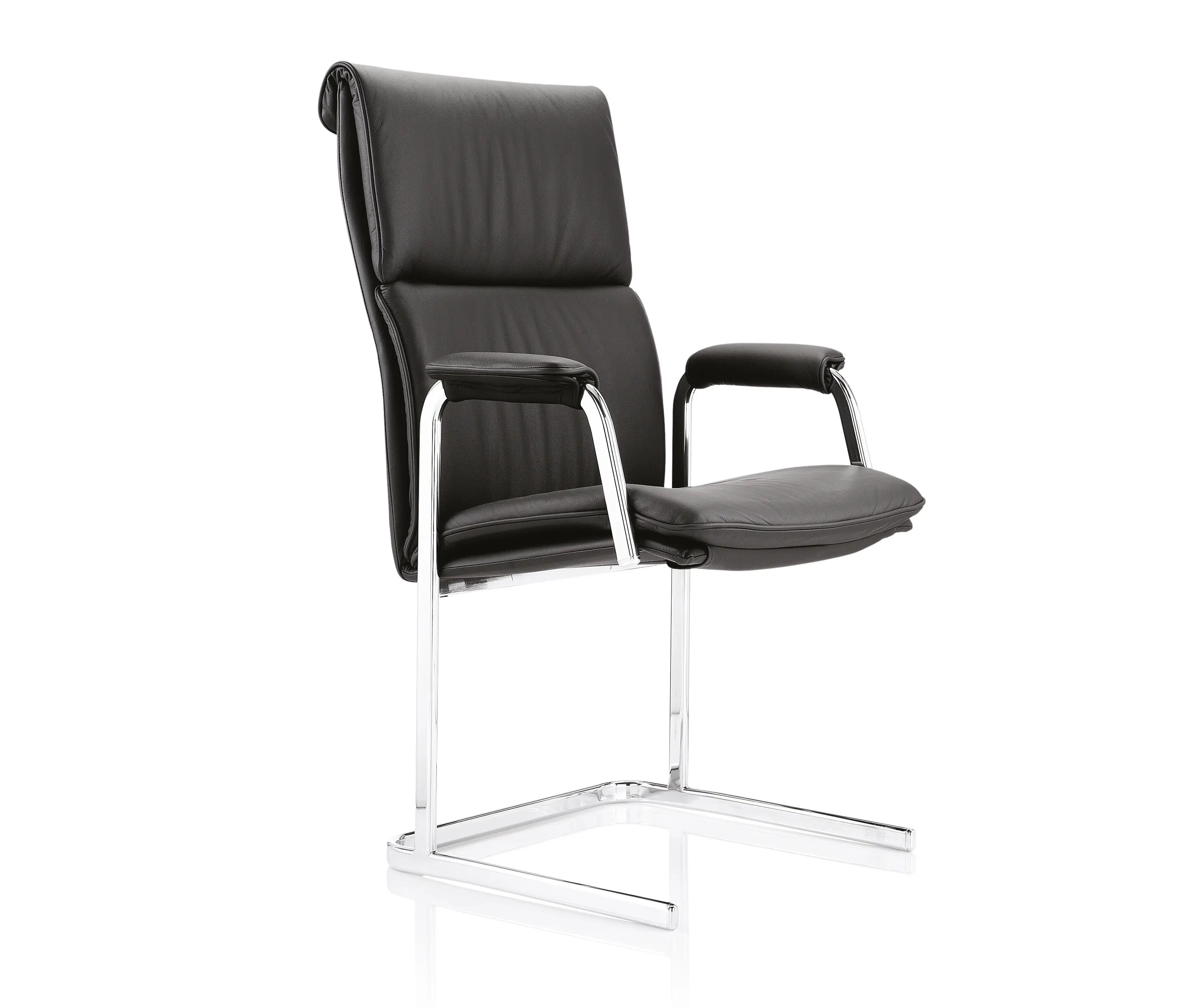 Boss Design - Delphi High Back, with paded arms Visitor Chair