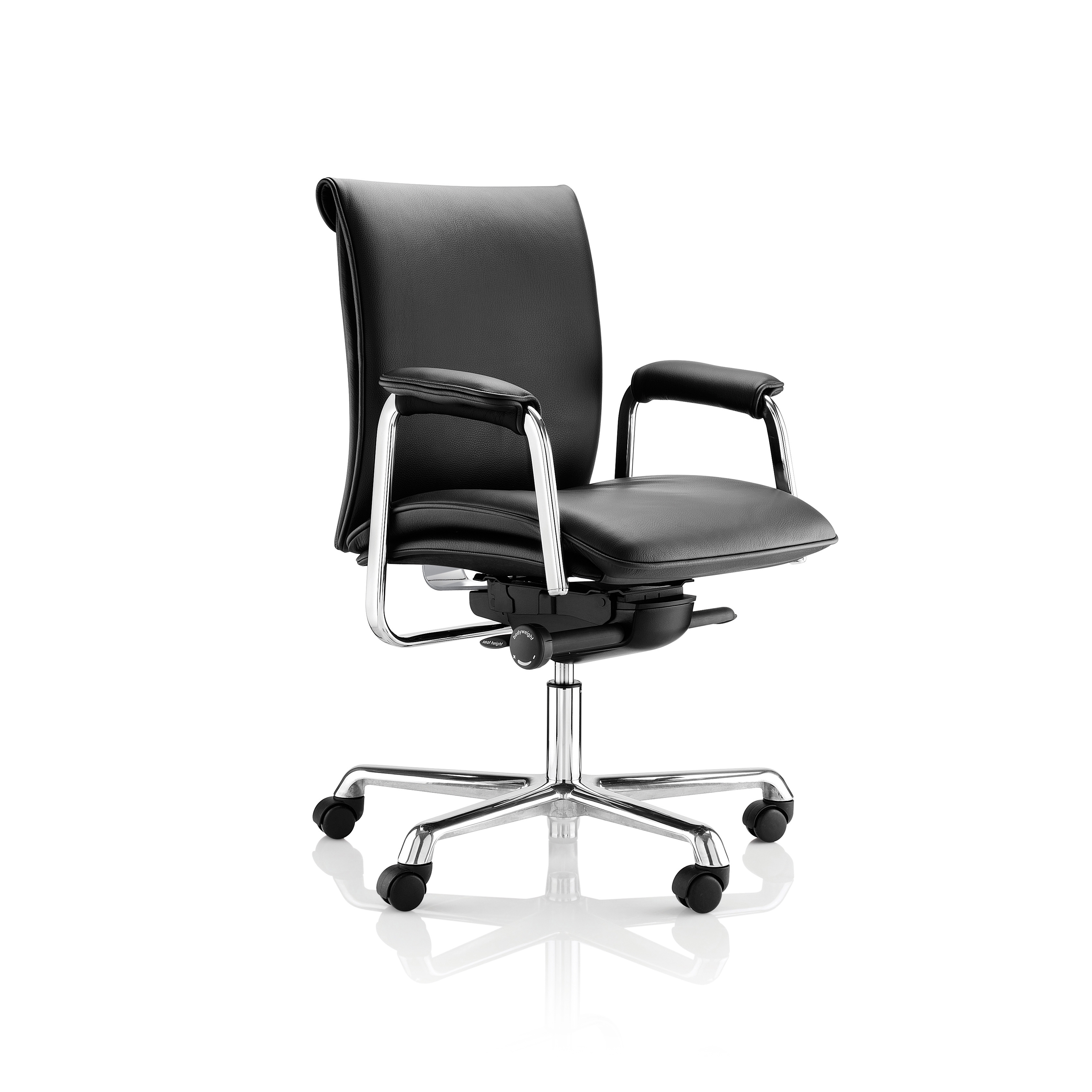 Mostrar el producto Delphi Low Back Visitor Chair on Casters del fabricante Boss Design