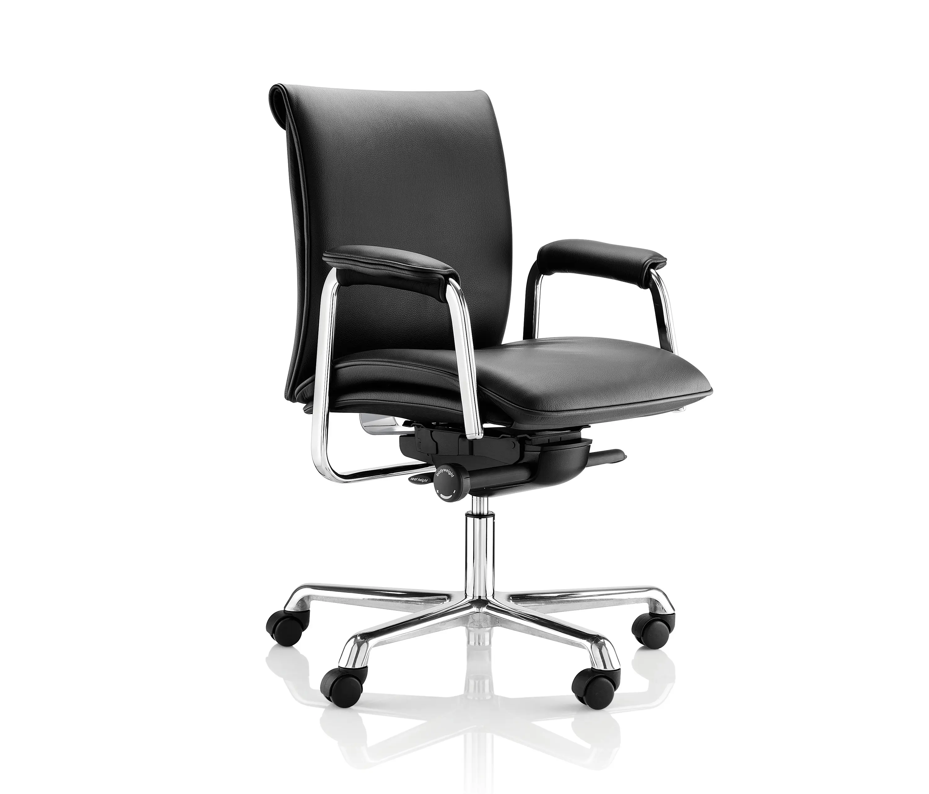 Boss Design - Delphi Low Back Visitor Chair on Casters