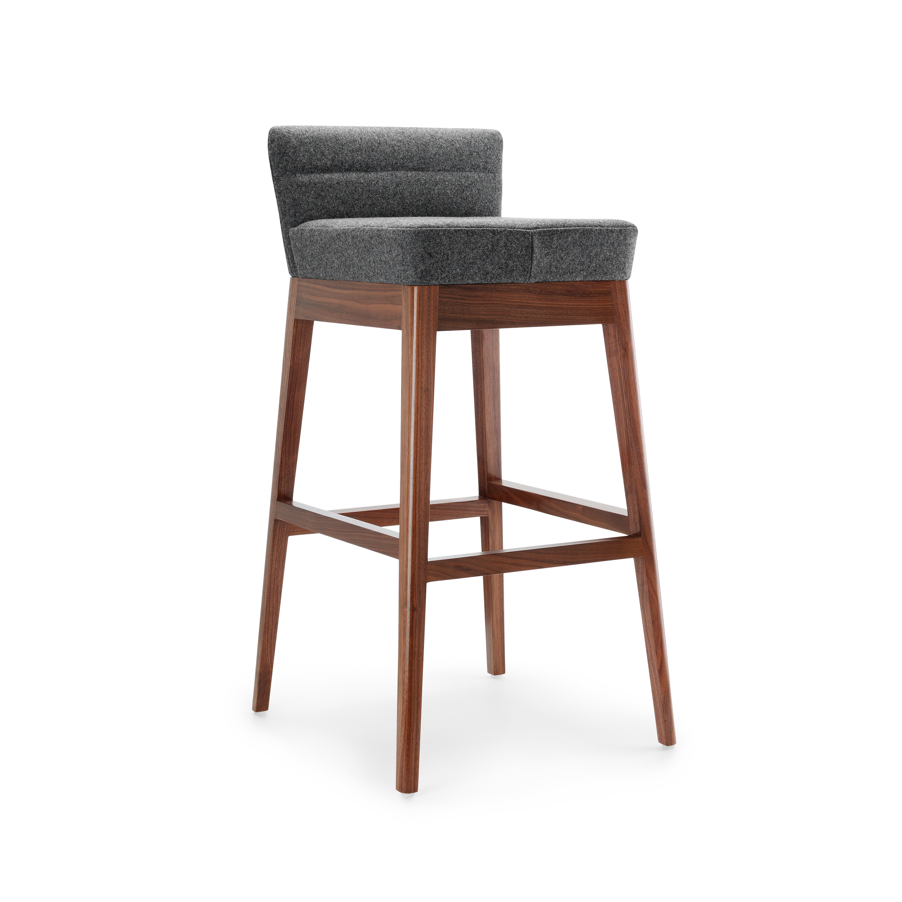 Display product Callisto Barstool - American Black Walnut from manufacturer Boss Design