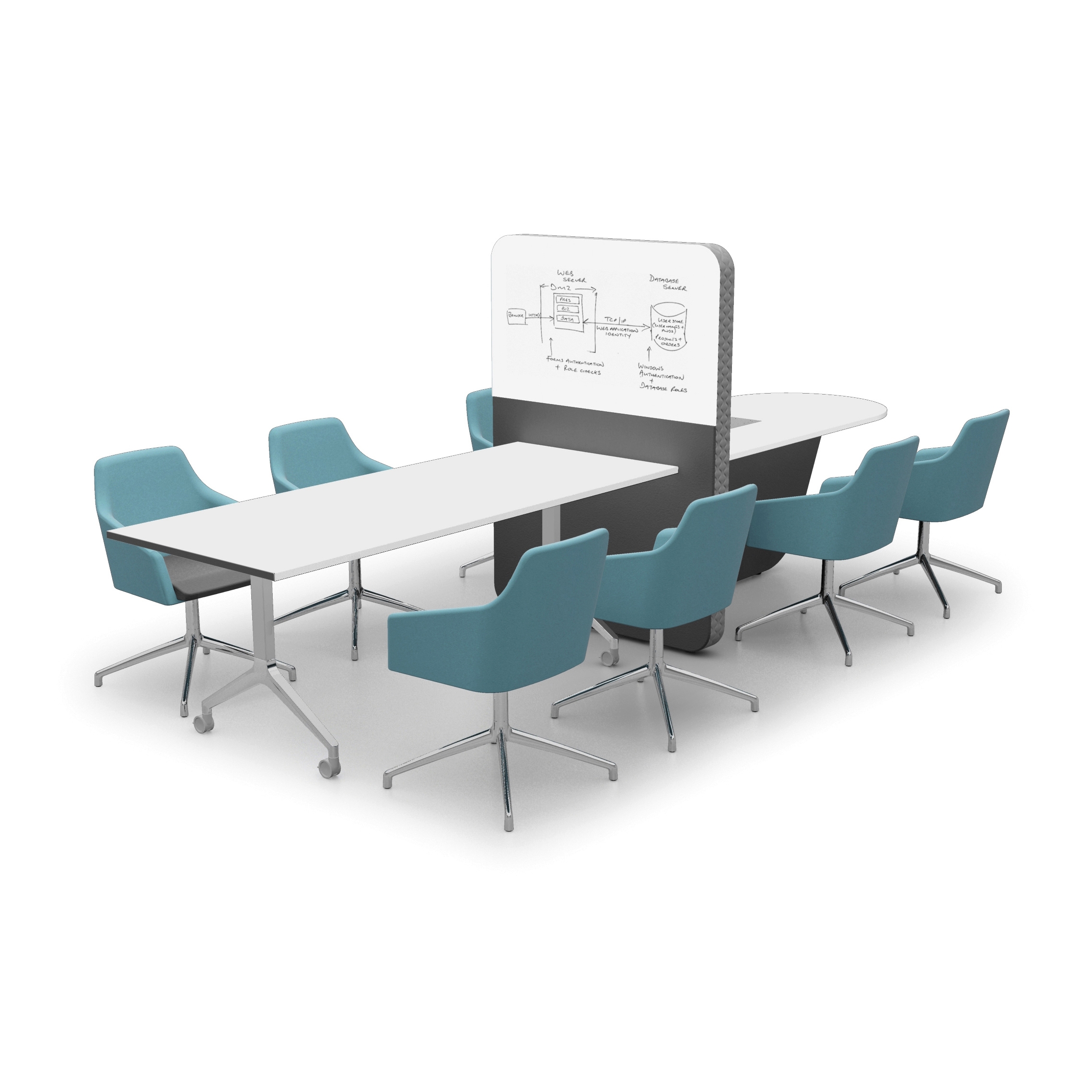 Vertoon produk Cocoon Media - Low Unit van vervaardiger Boss Design