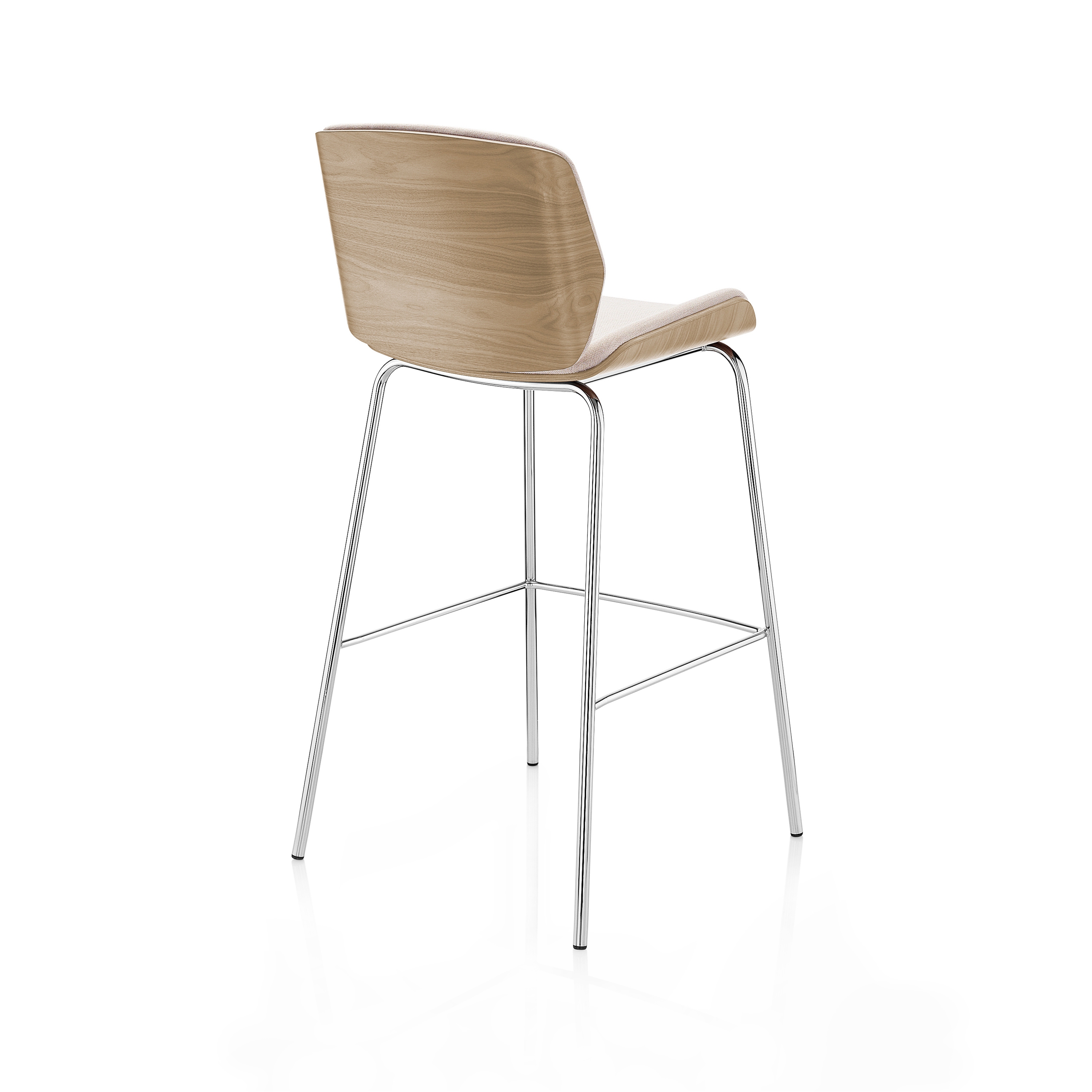 Kruze Stool - 4 Leg with back