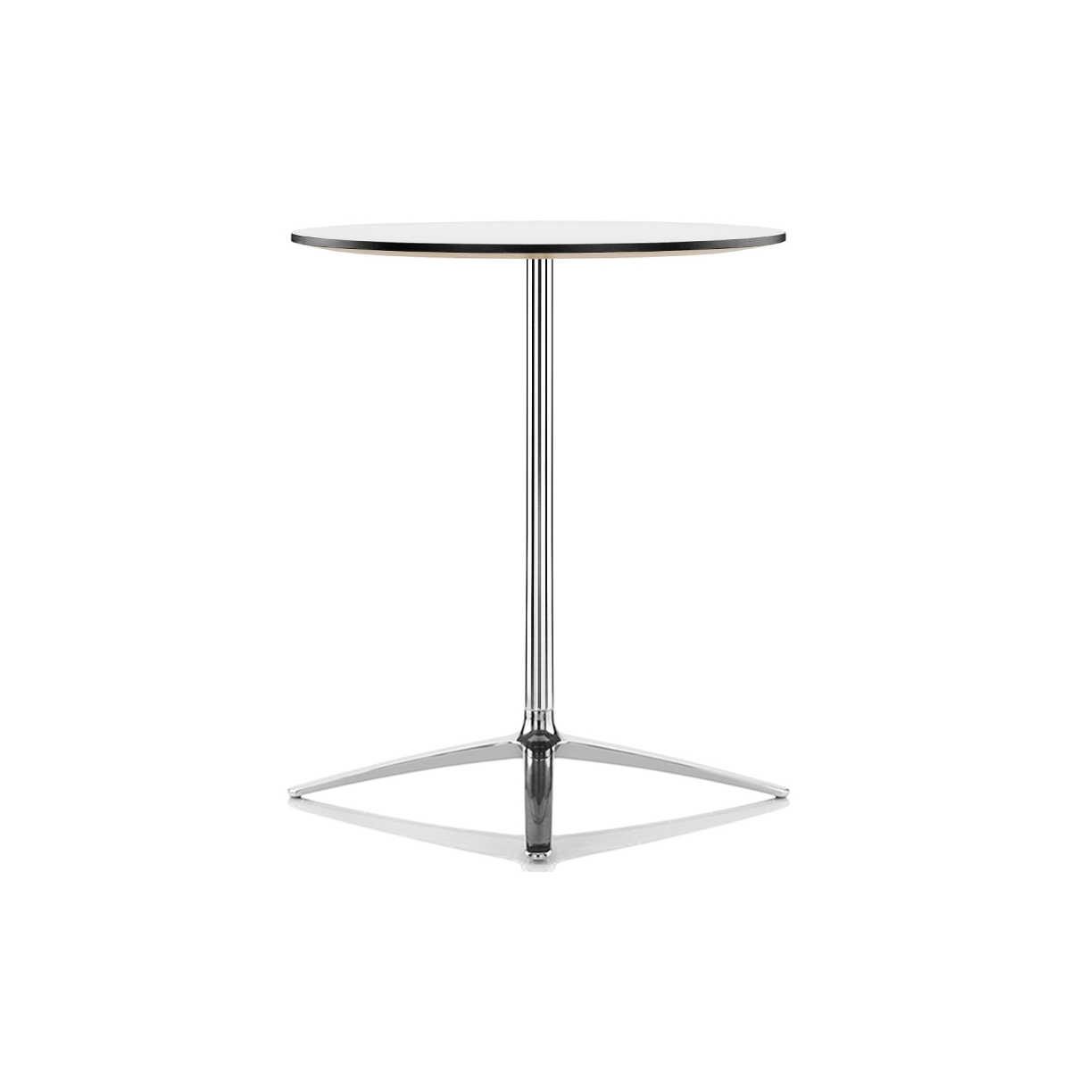Display product Axis Poseur High Table - White MFC Top from manufacturer Boss Design
