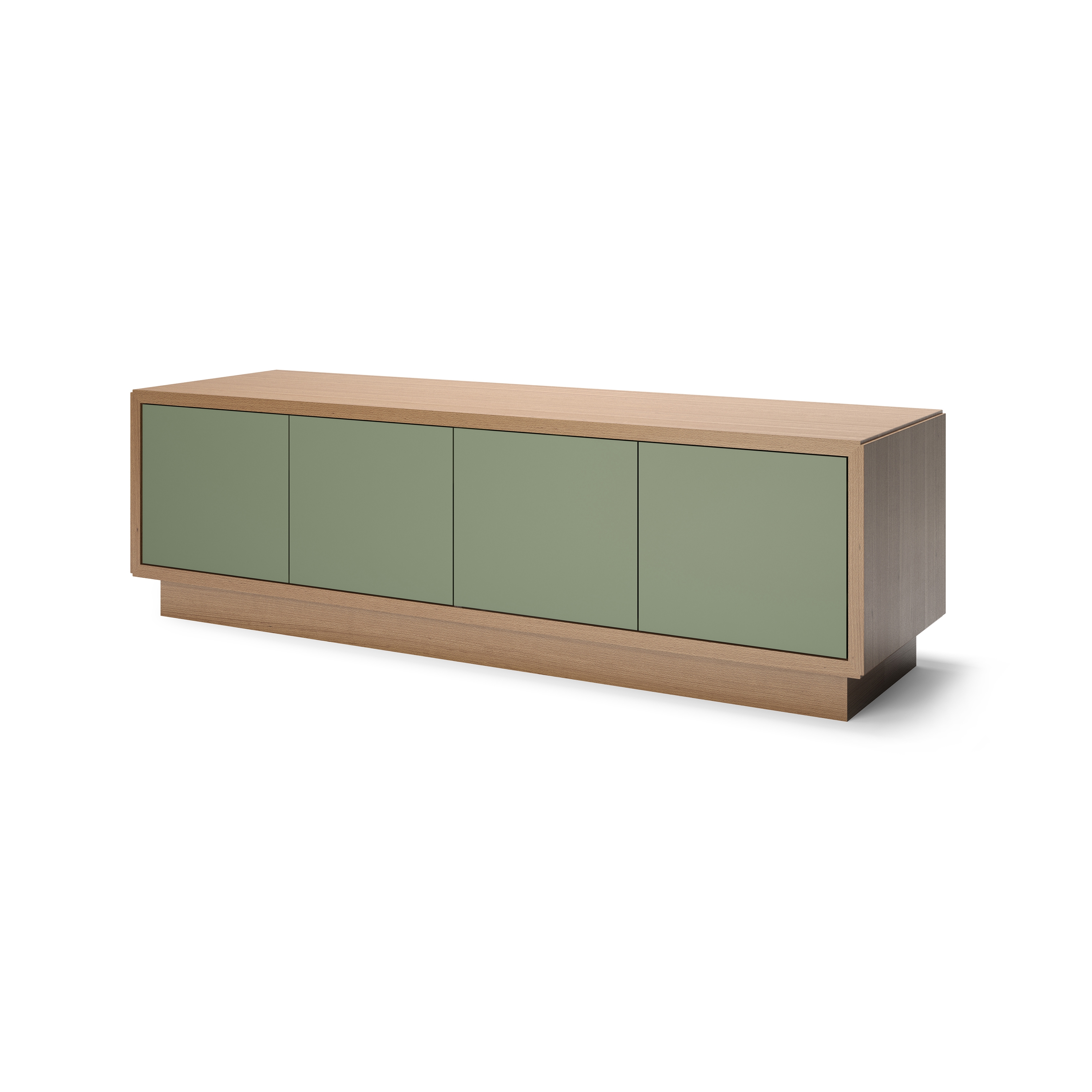 Display product Credenza - 4 door with plinth base from manufacturer Boss Design