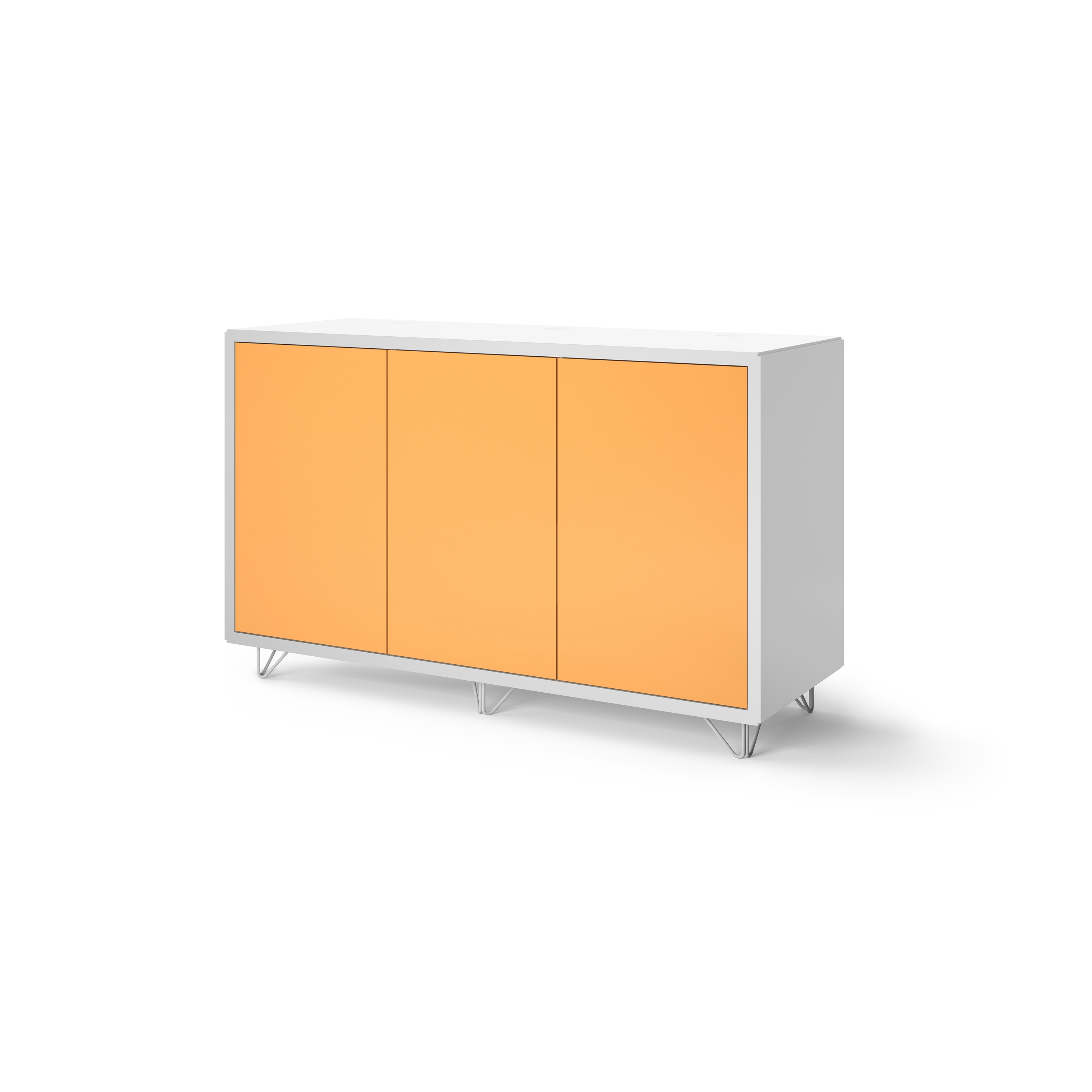 Display product Credenza - 3 door on wire feet from manufacturer Boss Design