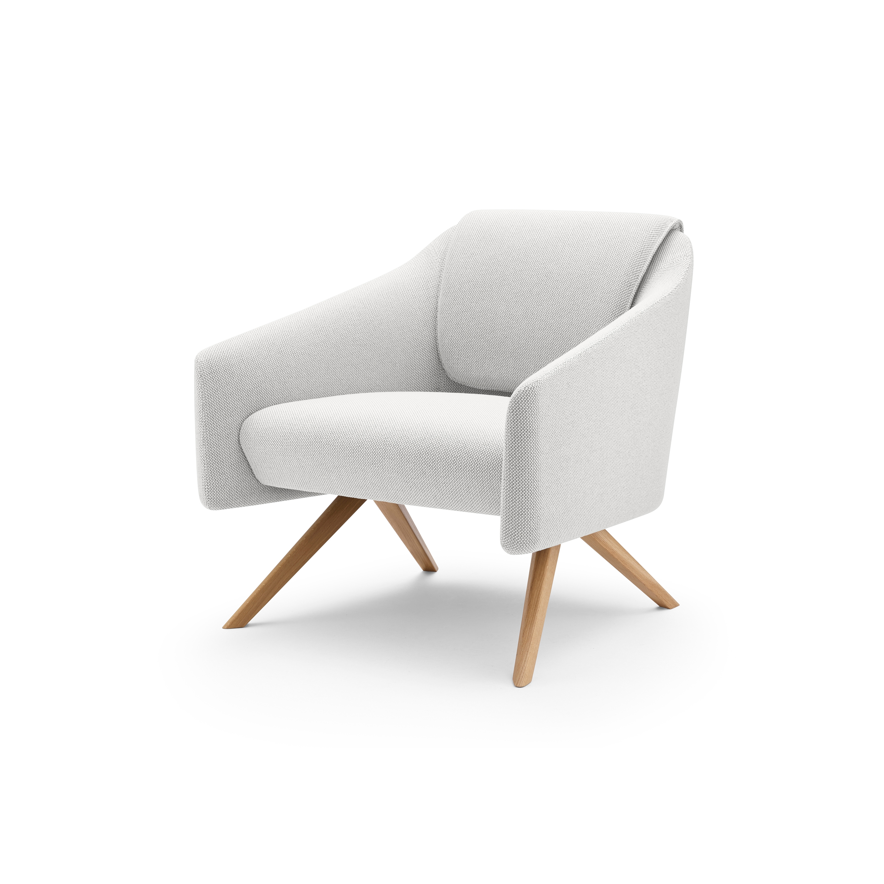 DNA Lounge Chair with Timber legs