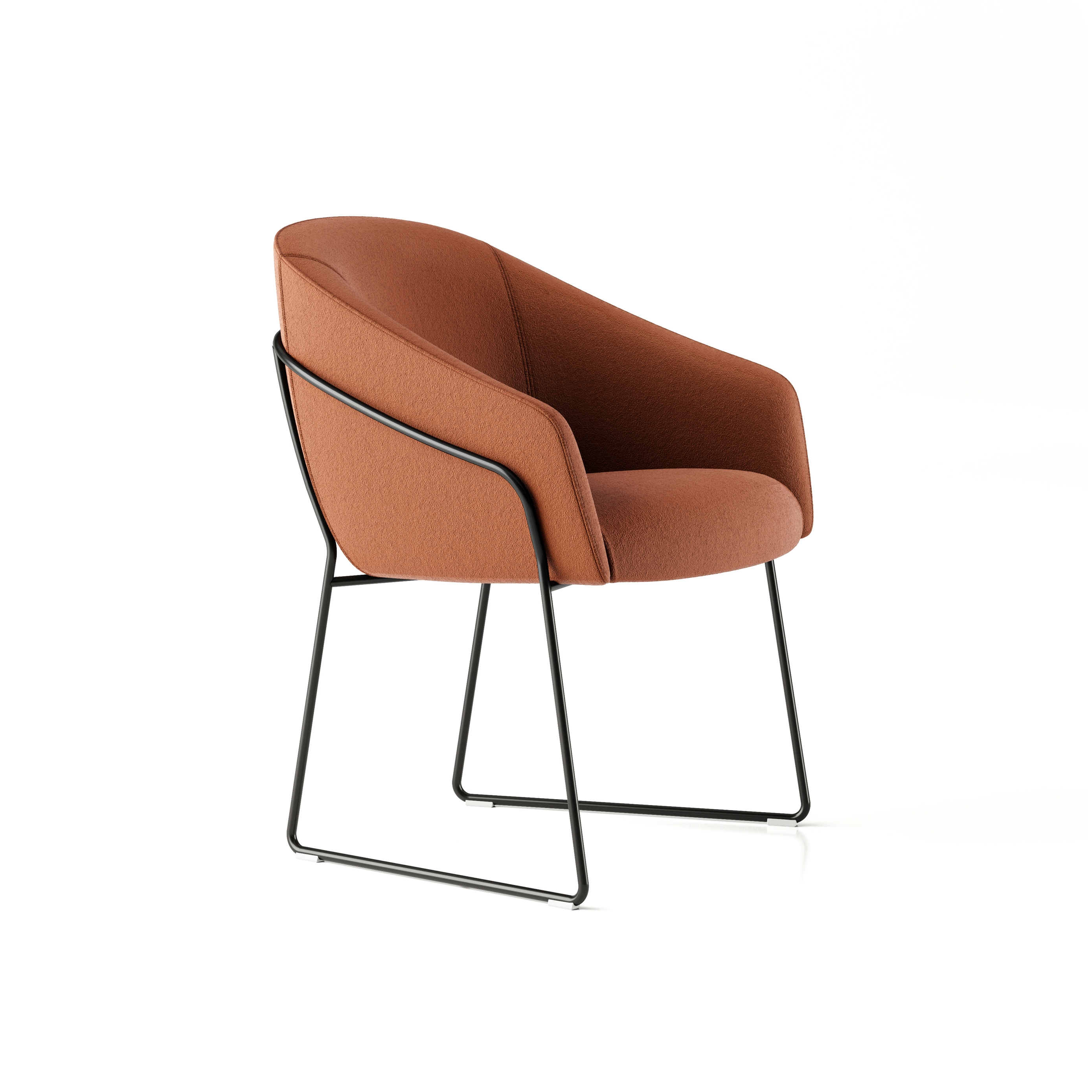 Mostra il prodotto Paloma Meeting Chair - Sled Base del produttore Boss Design