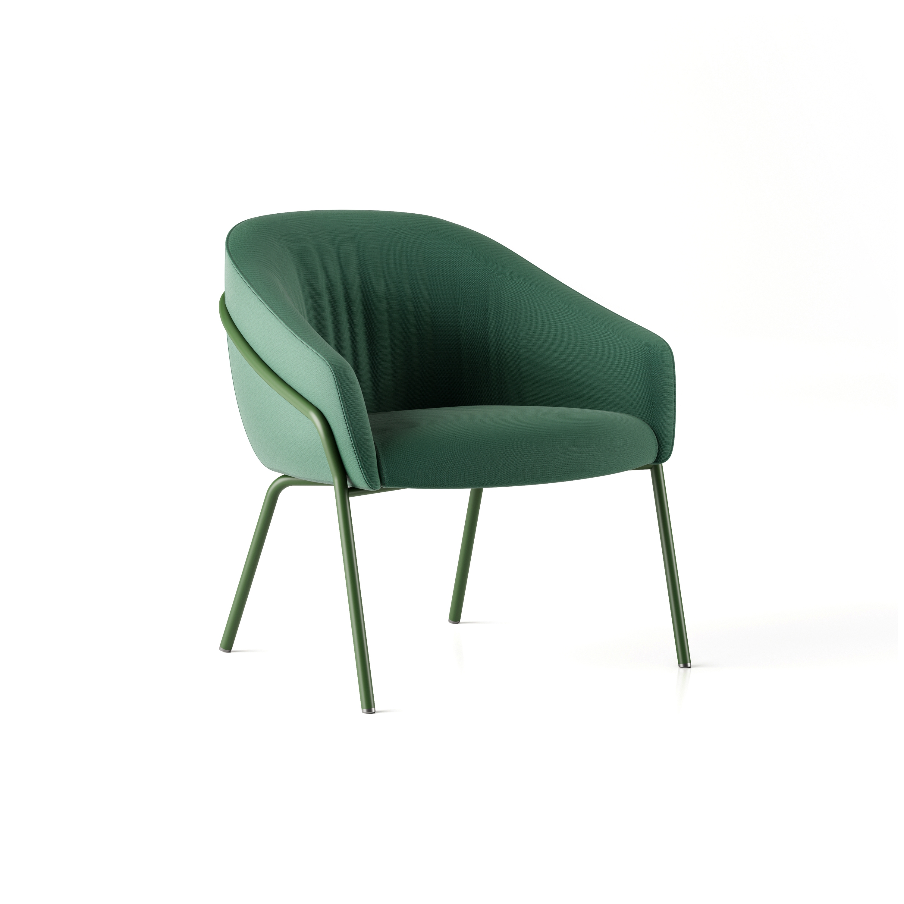 Paloma Lounge Plush Chair - 4 Leg