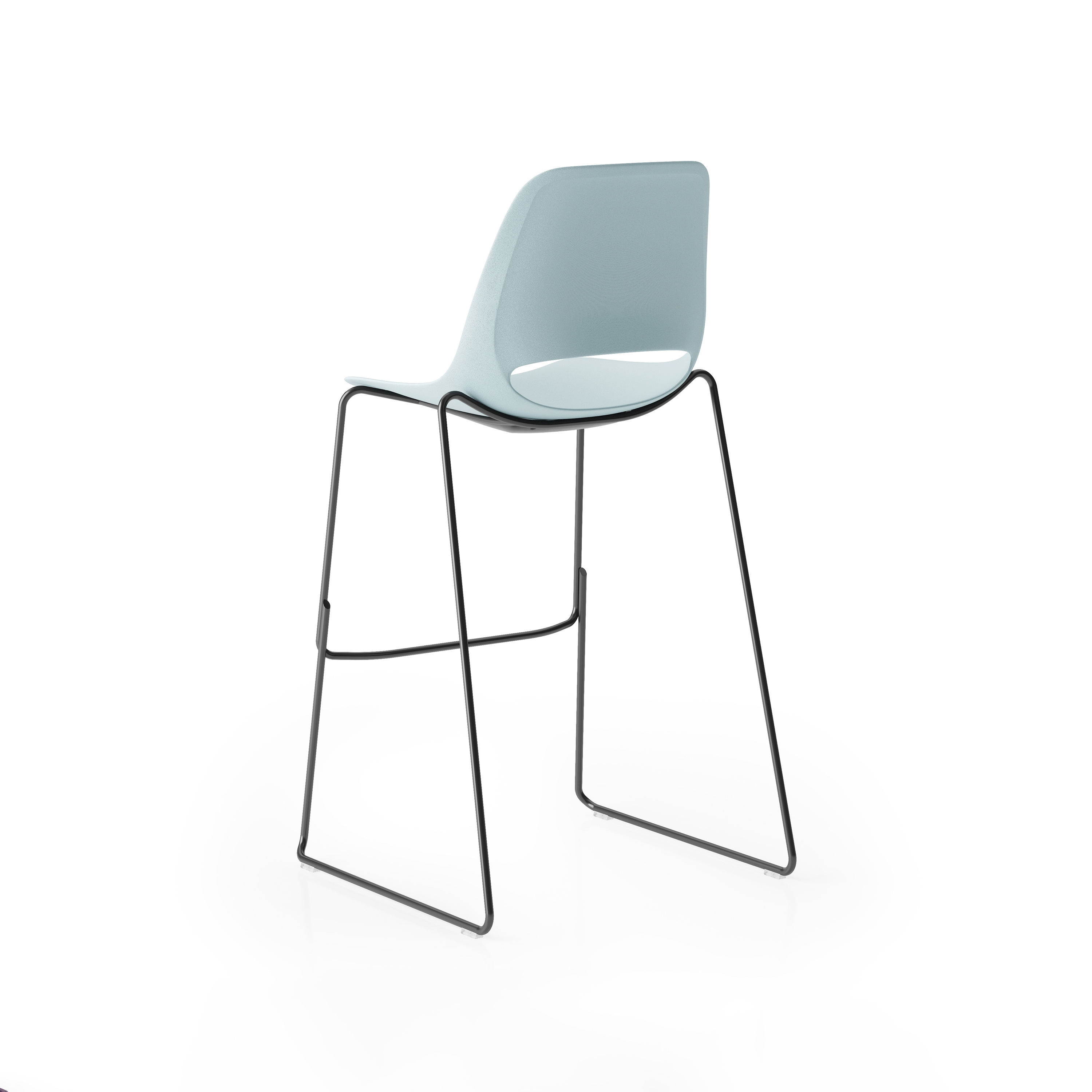 Display product Saint Barstool - Sled Base from manufacturer Boss Design