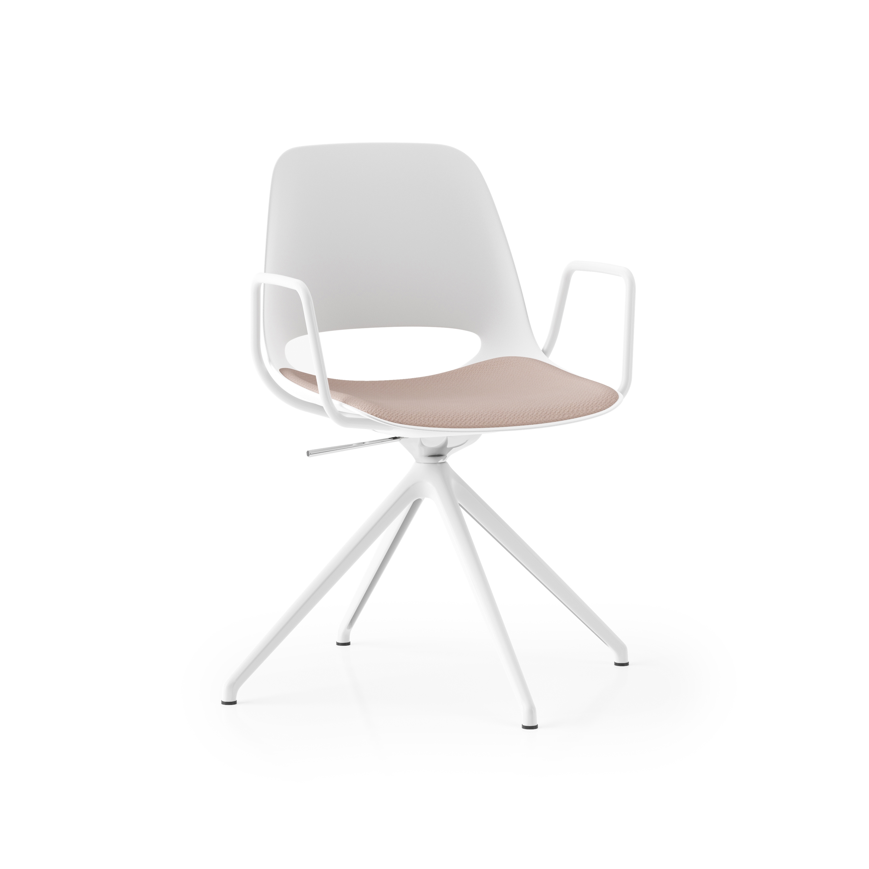 Display product Saint 4 Star Swivel with arms and upholstered seat pad from manufacturer Boss Design