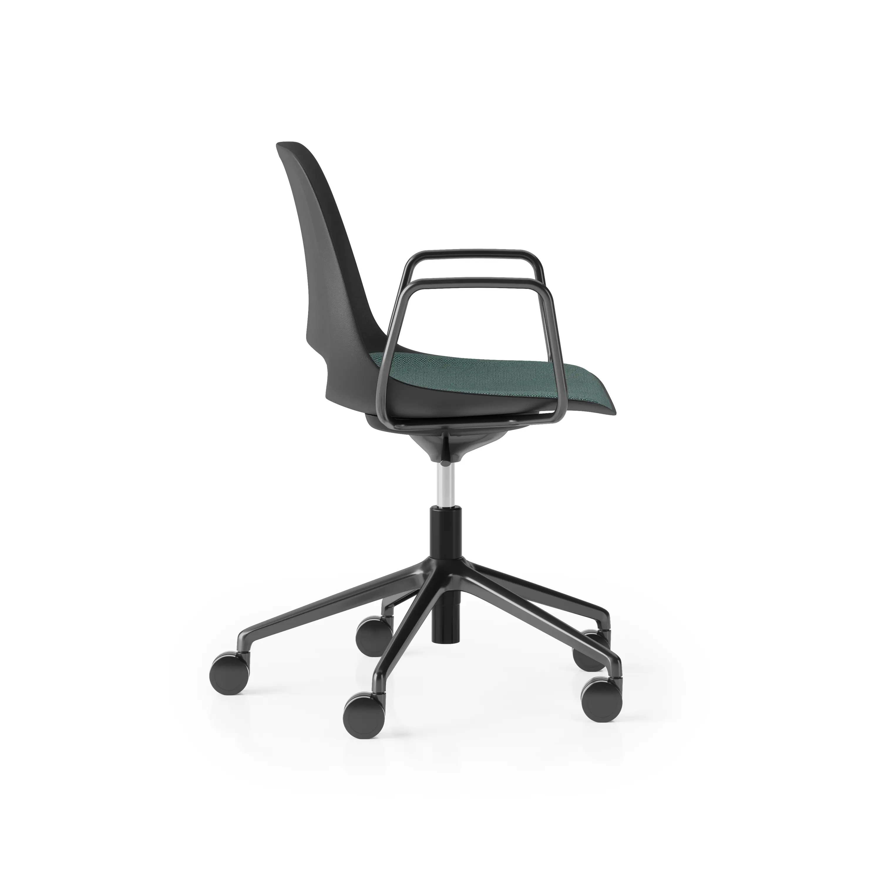 Boss Design - Saint 5 Star Height Adjustable with Tilt and Loop Arm, Upholstered Seat
