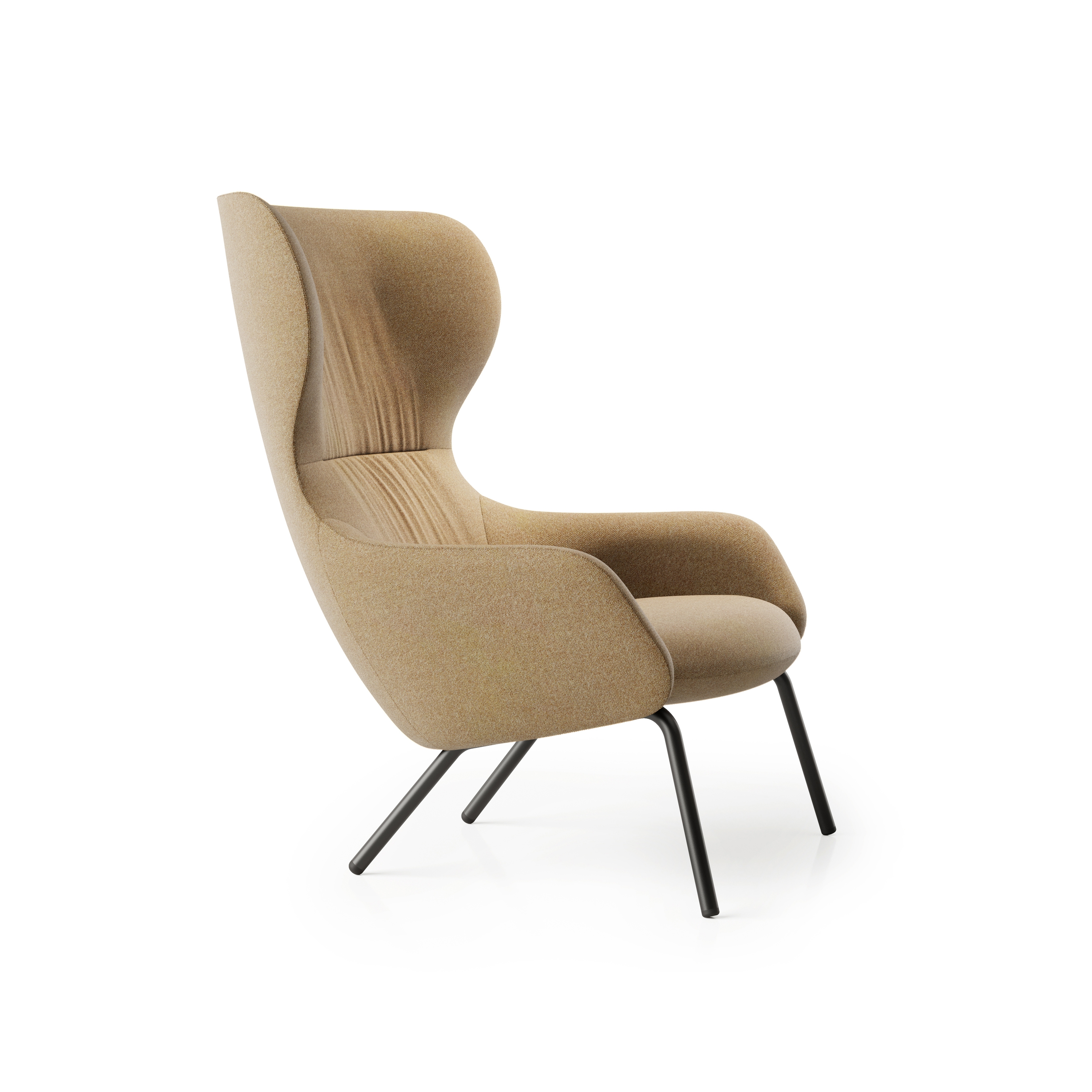Amelia Wing Chair - Steel 4 Leg