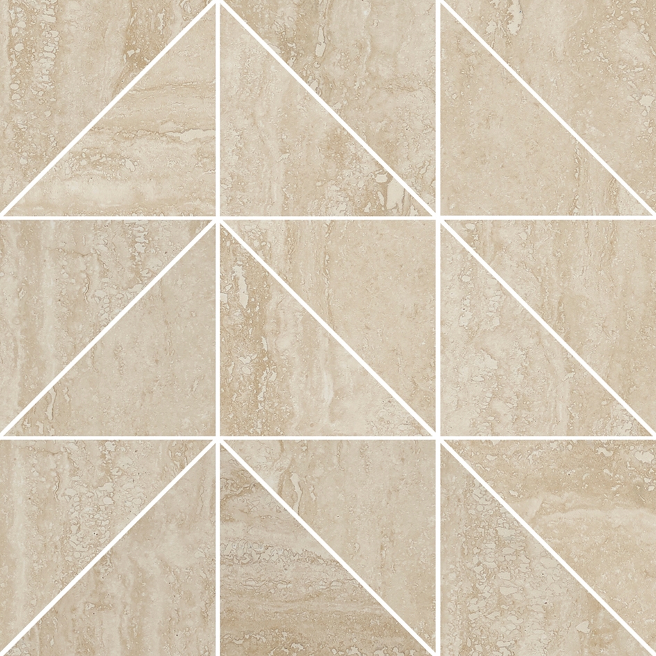 Display product Prestigio Travertino Beige Mosaico T. Mix from manufacturer Refin