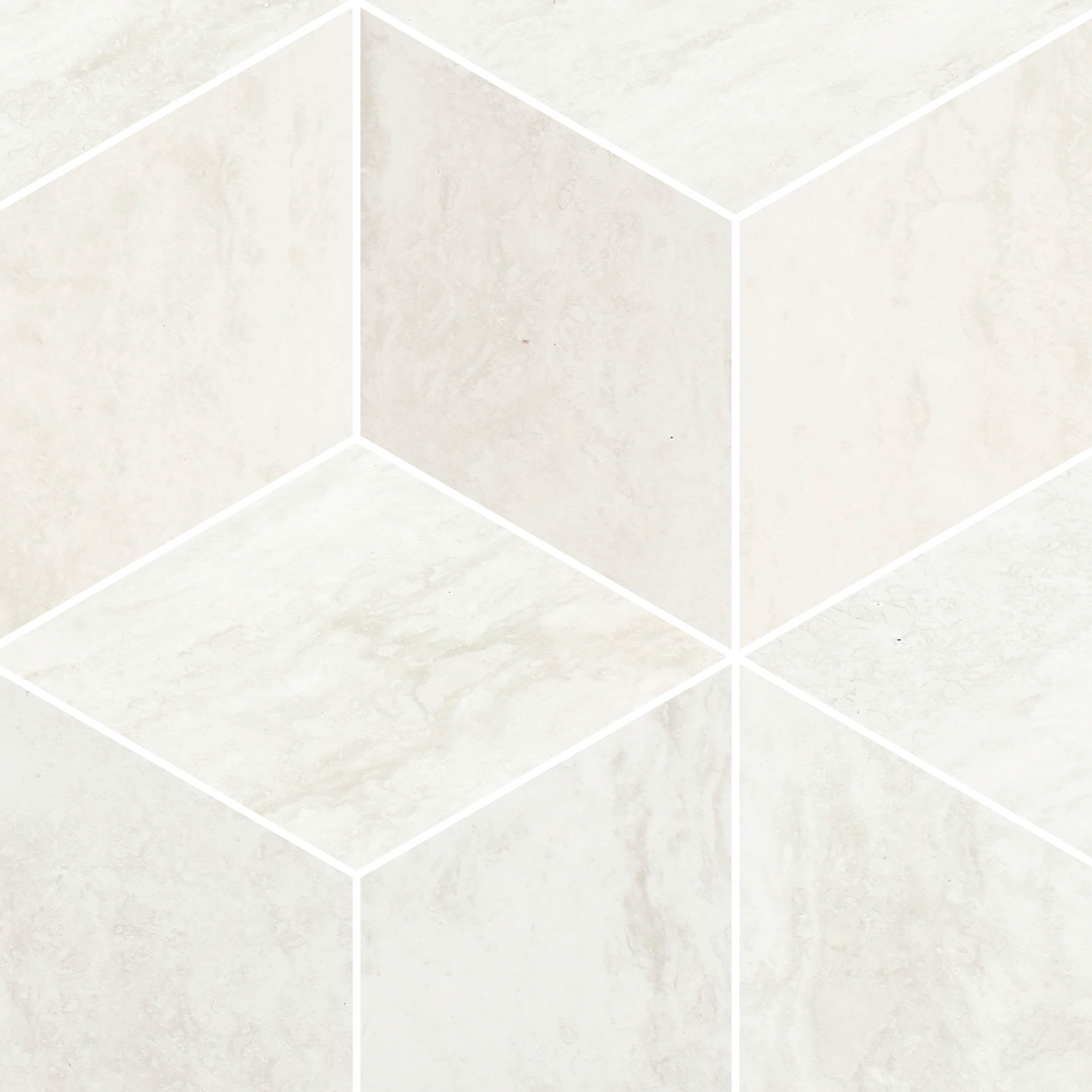 Prestigio Travertino Bianco Mosaico Cube