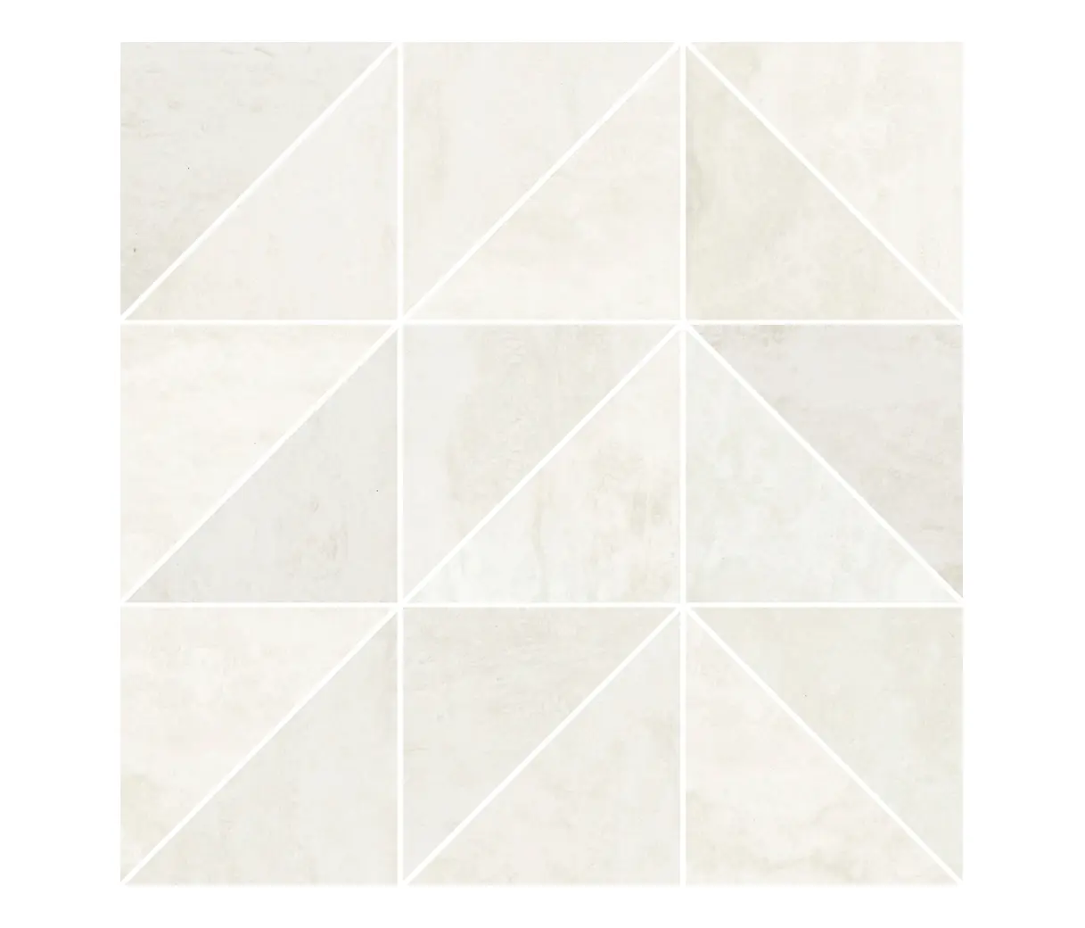 Refin - Prestigio Travertino Bianco Mosaico T. Mix