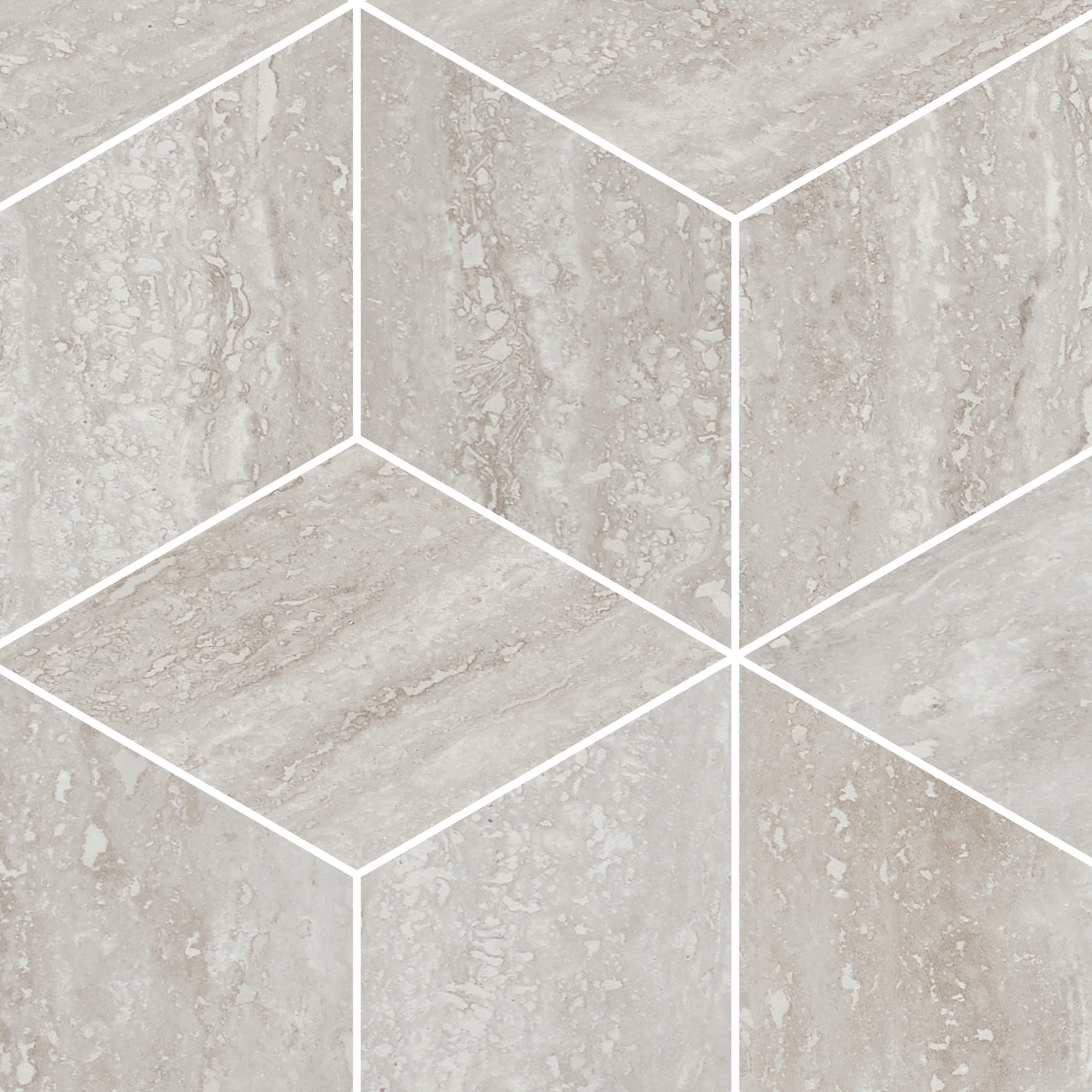 Prestigio Travertino Grigio Mosaico Cube
