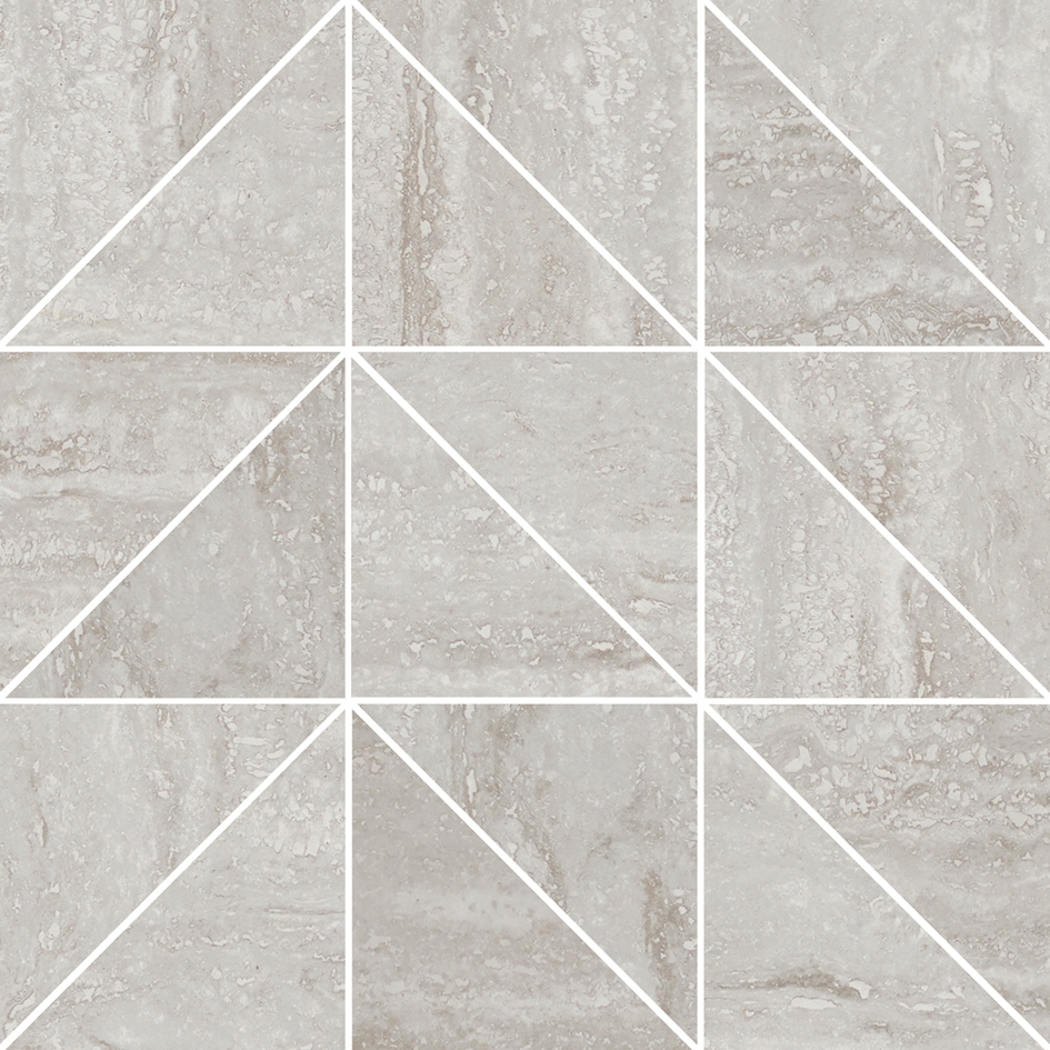Prestigio Travertino Grigio Mosaico T. Mix