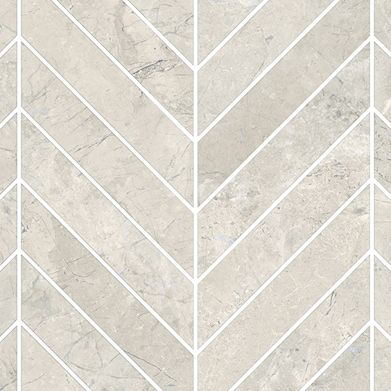 River Beige Mosaico Chevron R