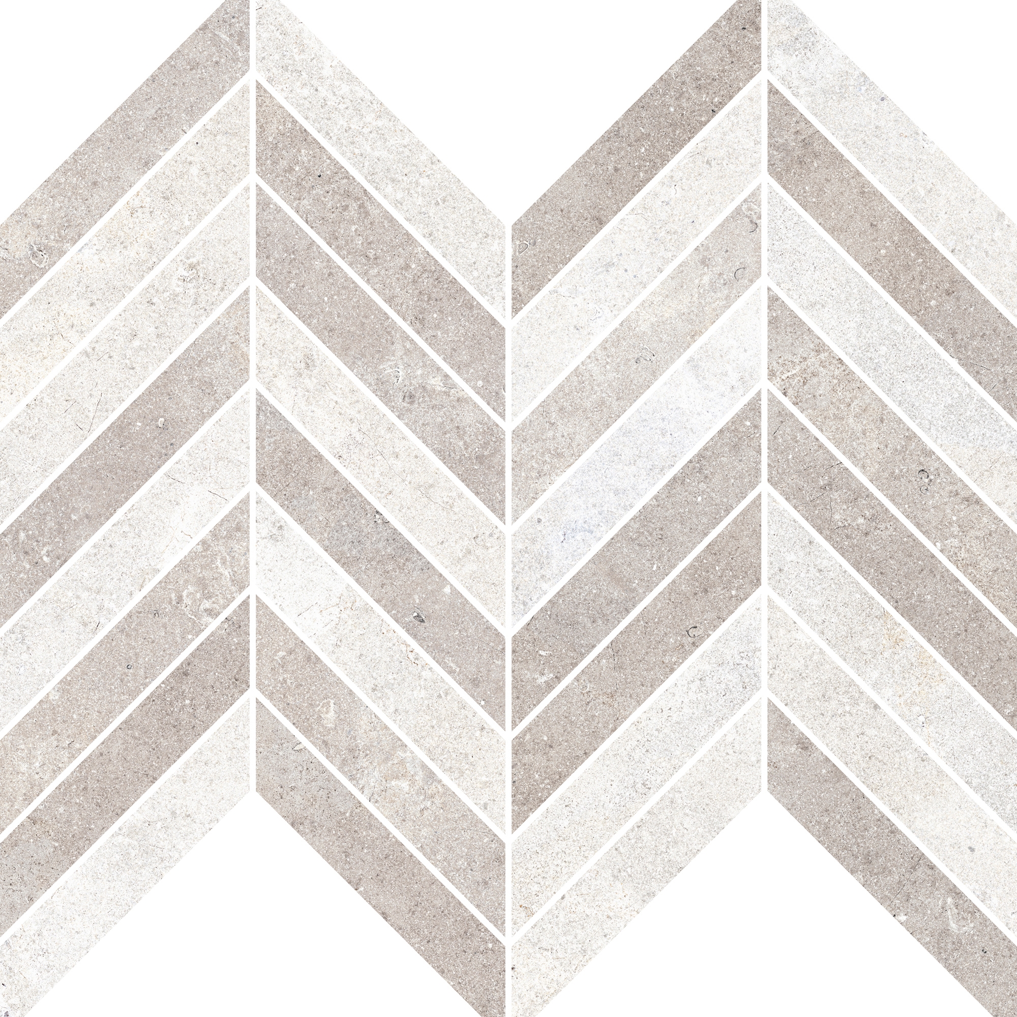 Coquille Froid Mosaico Chevron