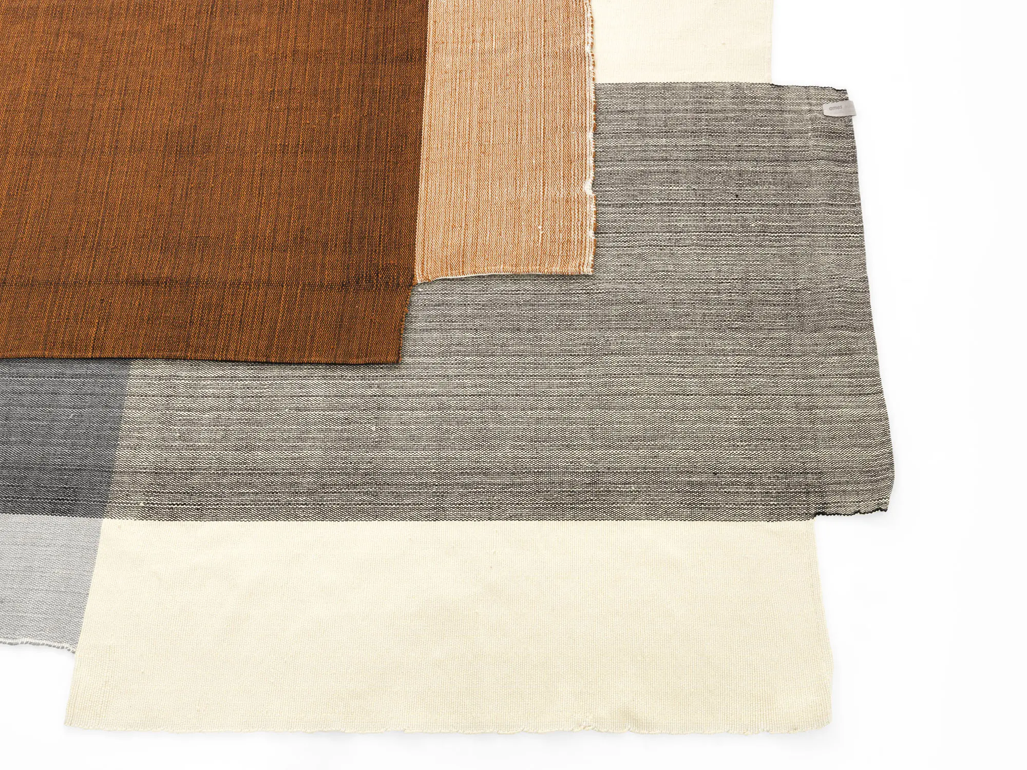 Ames - Nobsa | Teppich groß, grau/ocker/creme