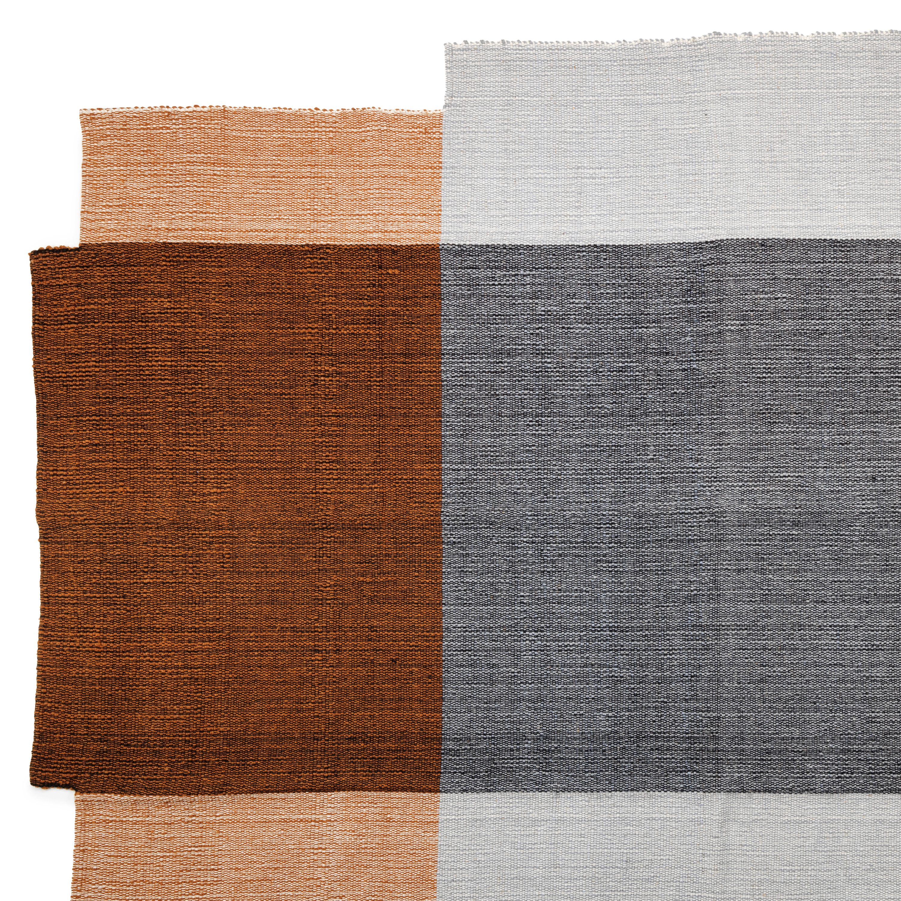 Nobsa | Teppich groß, grau/ocker/creme