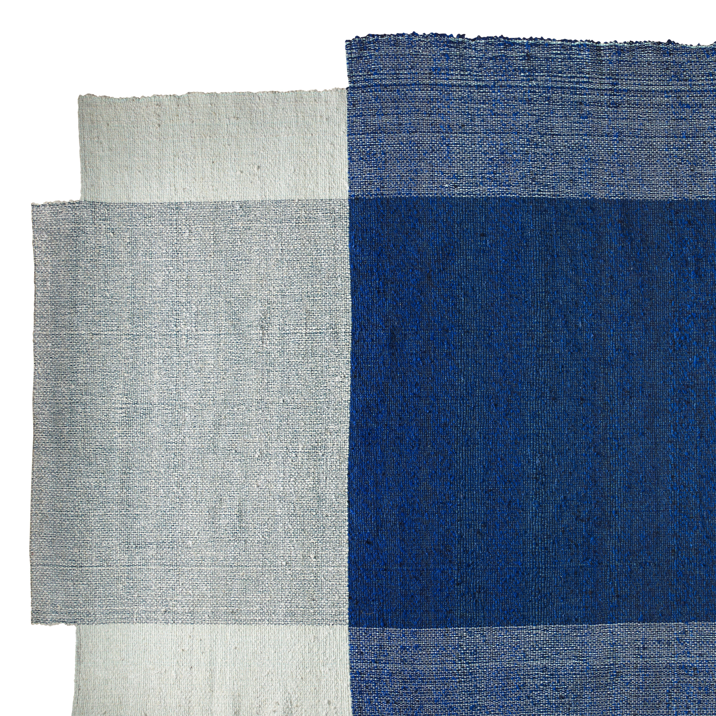 Nobsa | Teppich groß, blau/mint/creme