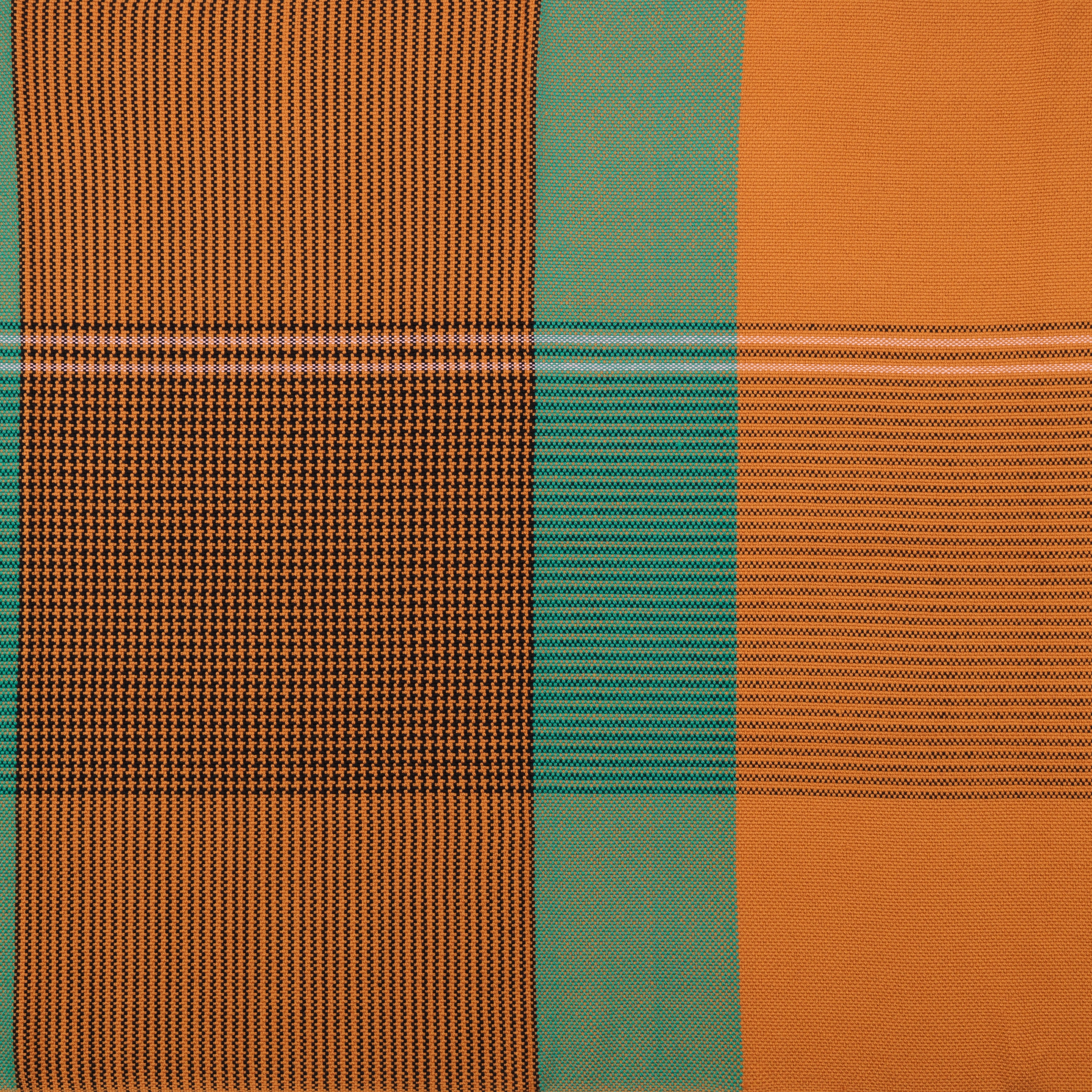 Ruana | plaid, ochre/green/rose