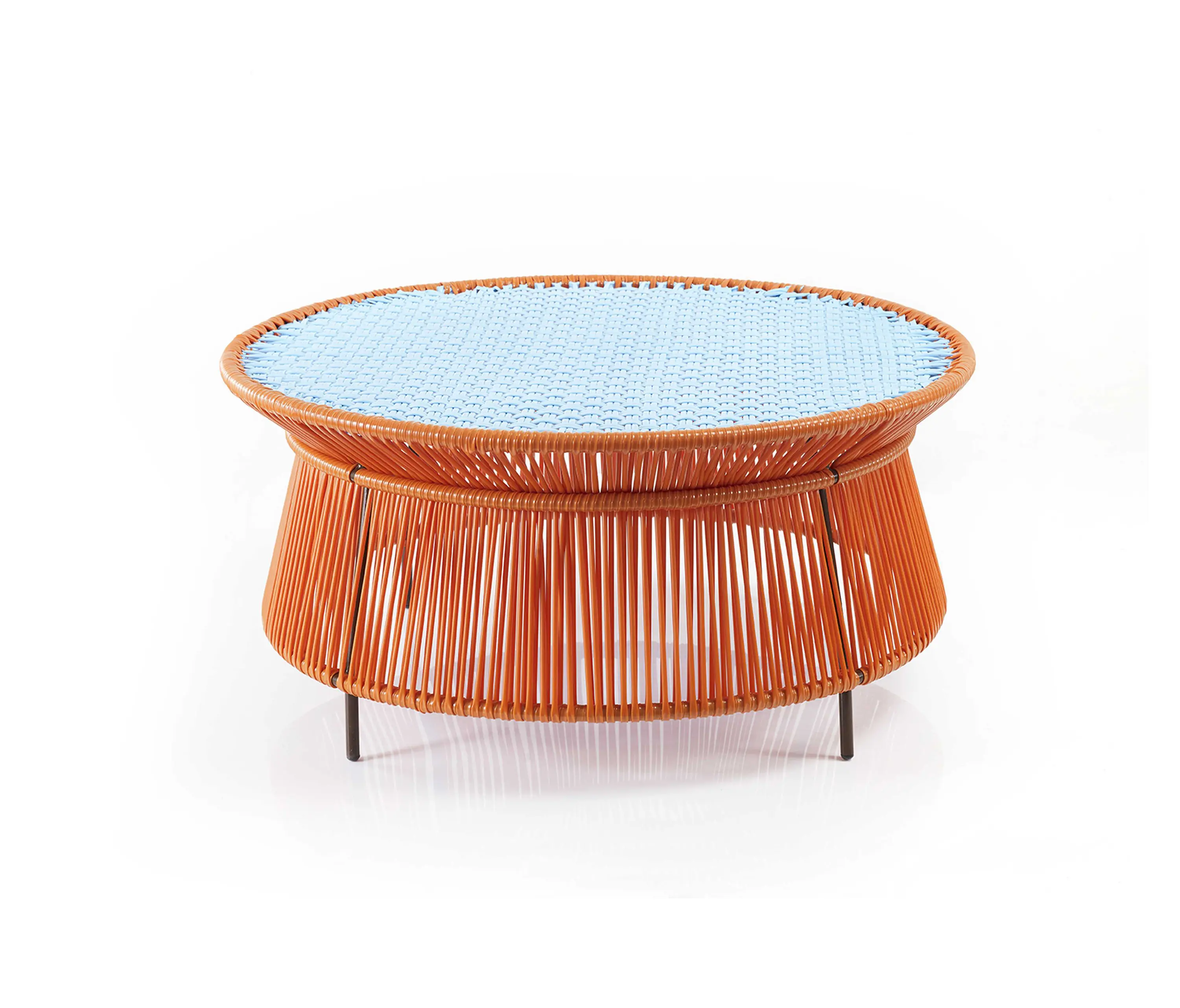 Ames - Caribe | low table, orange/turquoise/brown