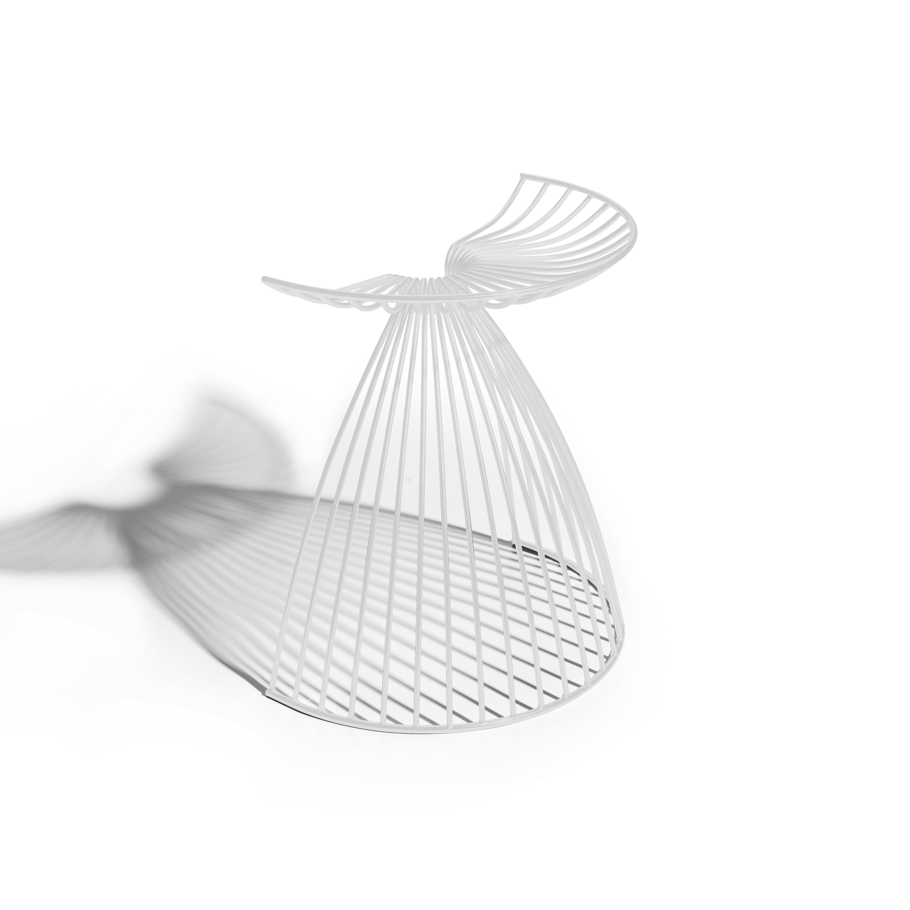 Angel stool | white