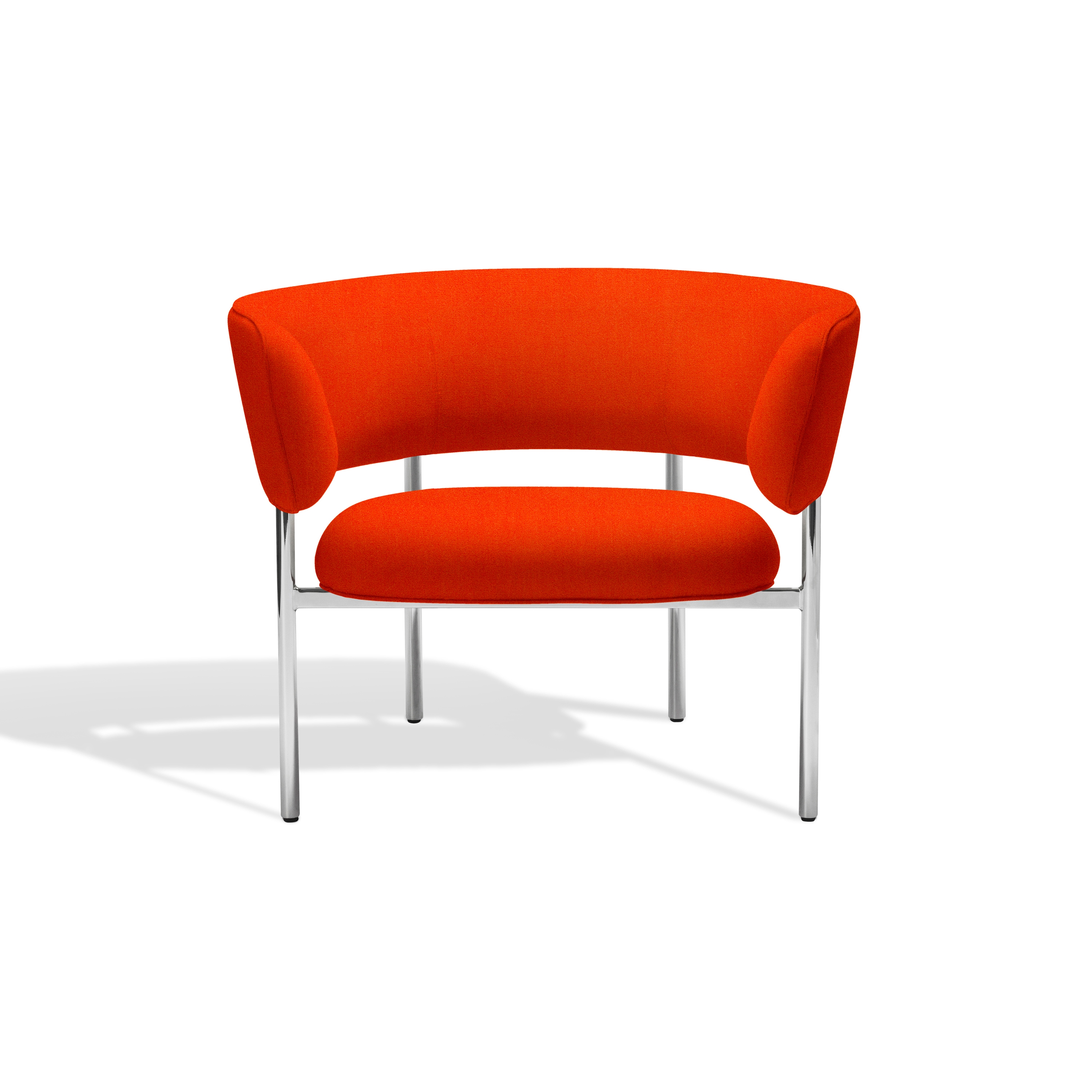 Afficher le produit Font bold lounge armchair | red orange du fabricant møbel copenhagen