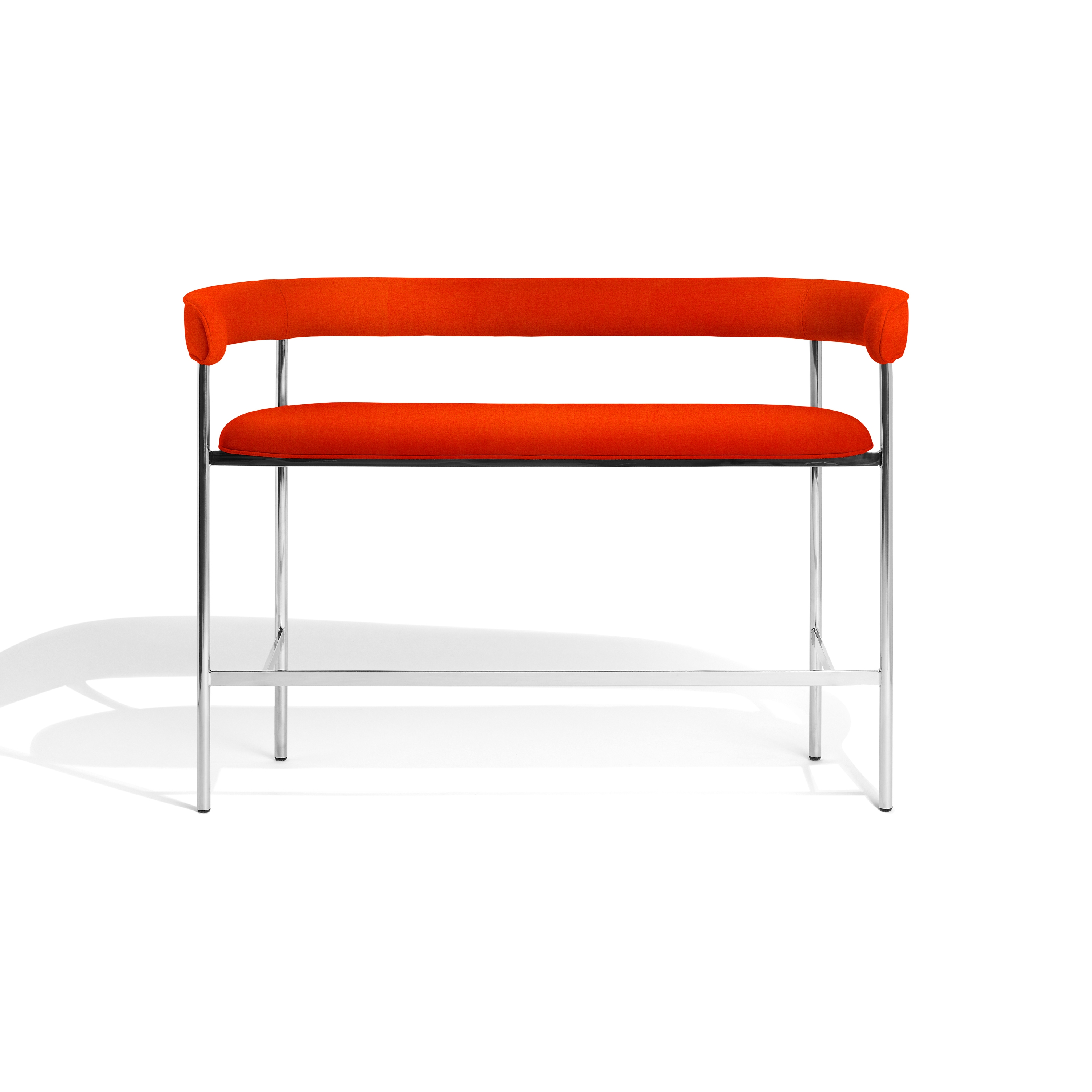 Display product Font light bar sofa | red orange from manufacturer møbel copenhagen