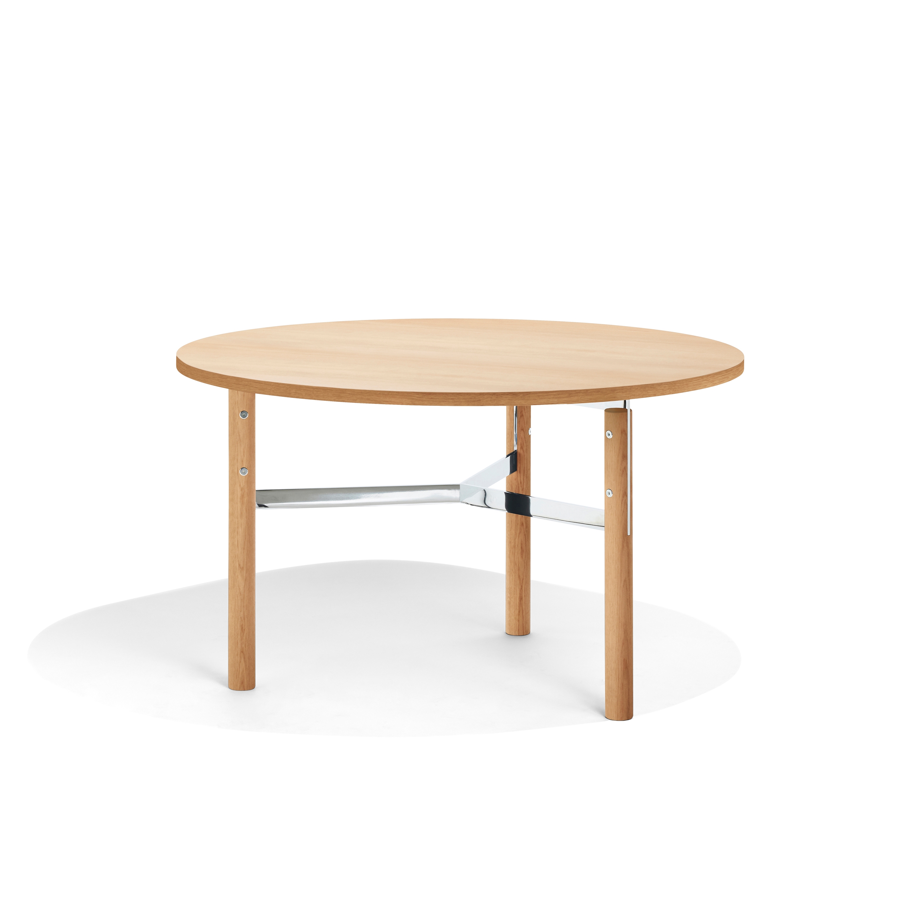 Display product Beam dining table Ø125 | oak from manufacturer møbel copenhagen
