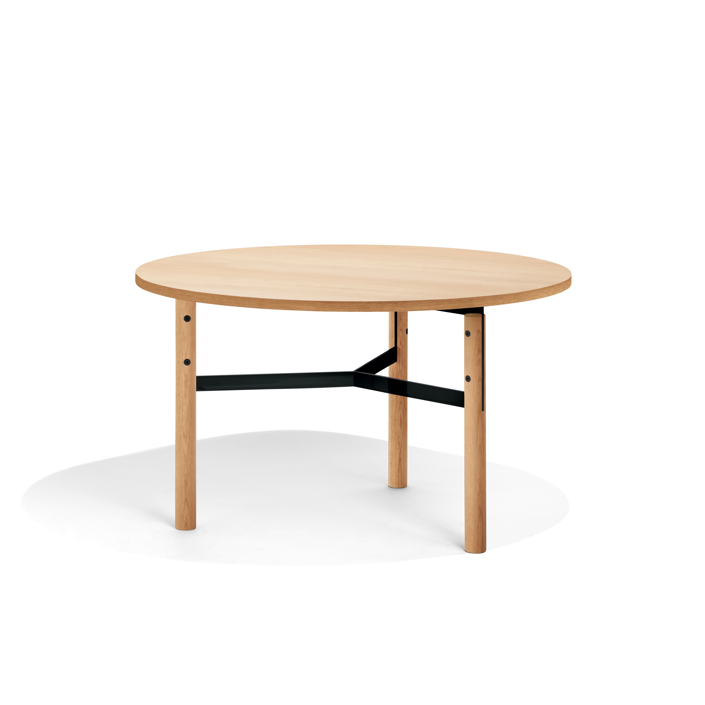 Beam dining table Ø125 | oak