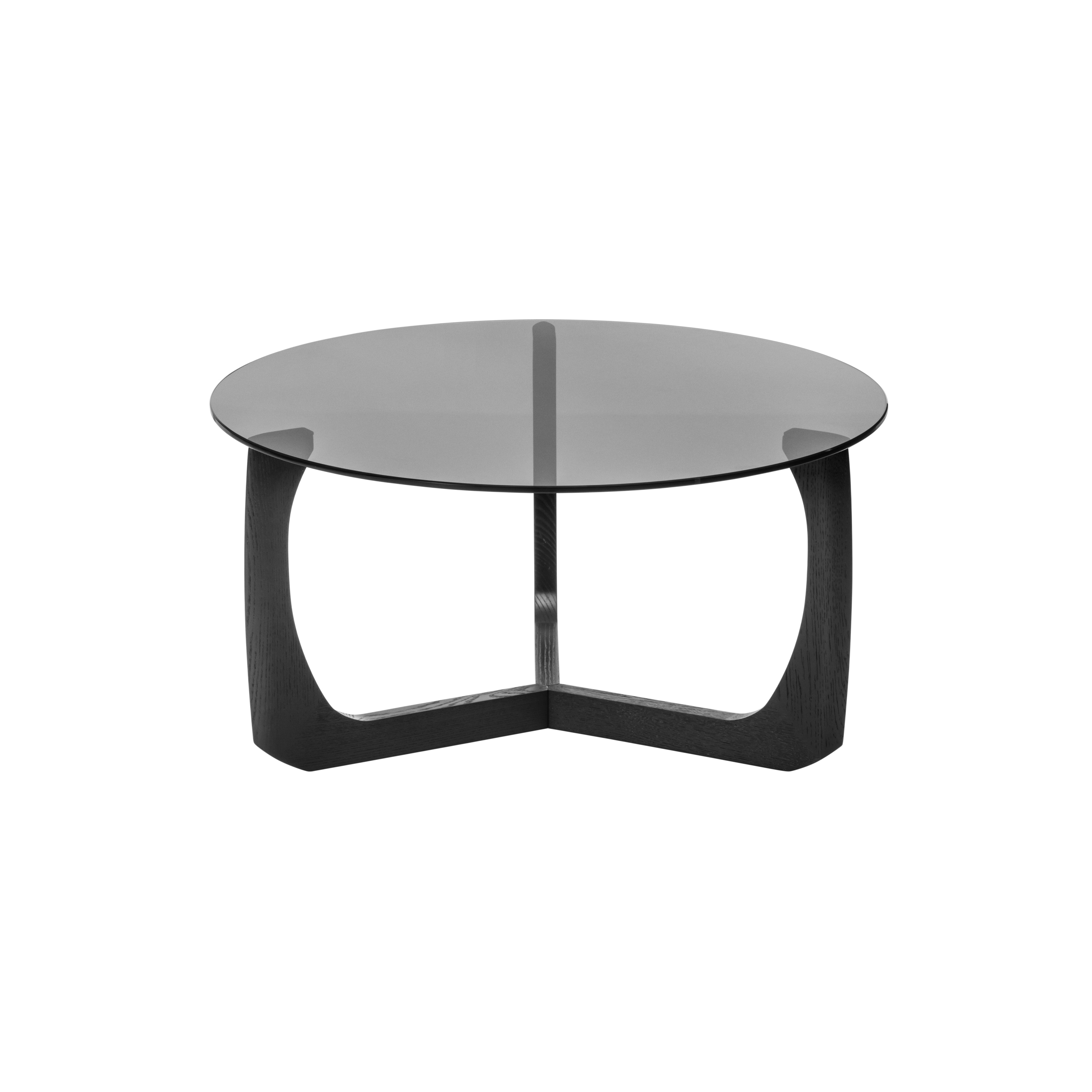 Display product Lili lounge table Ø75 | black lacquered oak from manufacturer møbel copenhagen