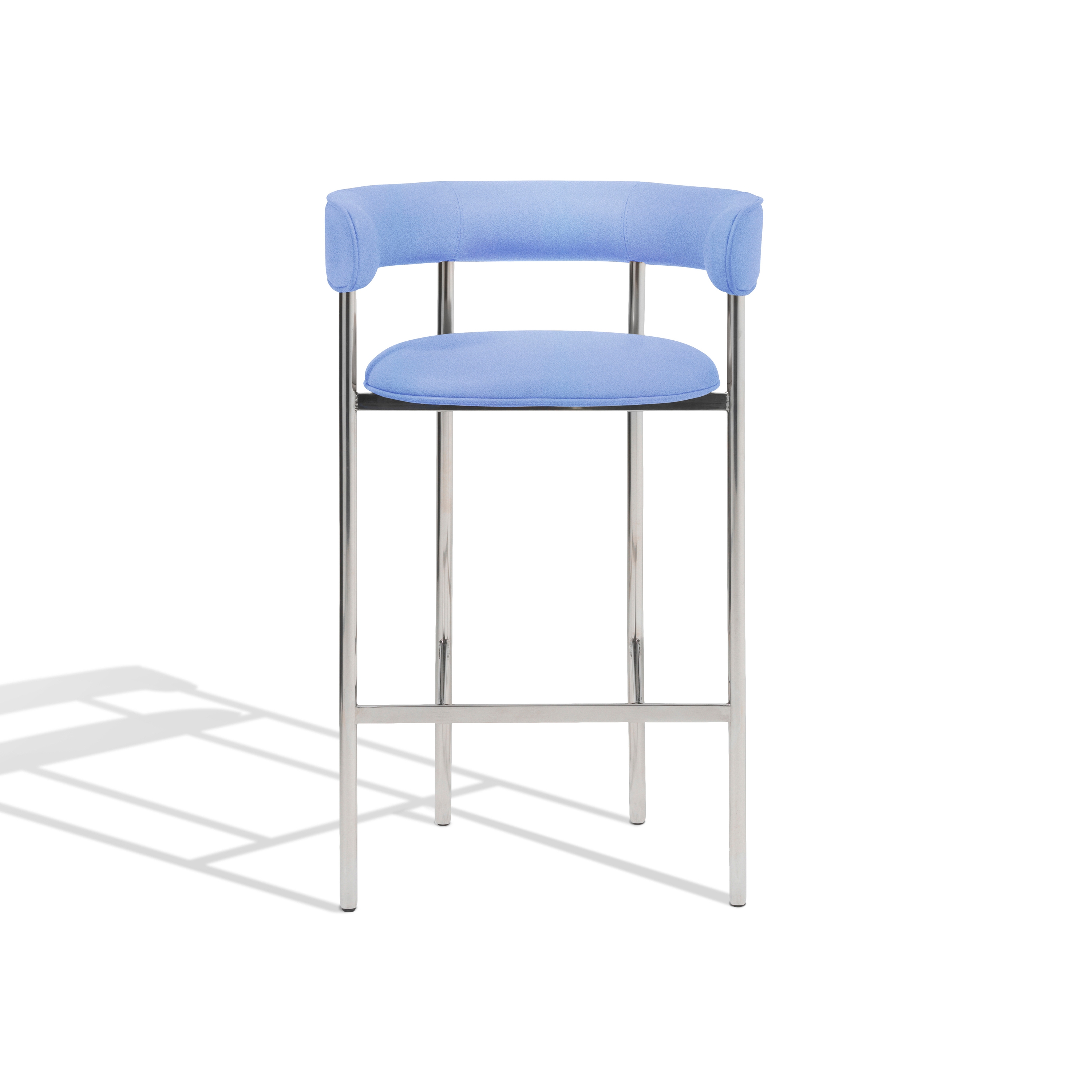 Display product Font light bar armstool | lavender blue from manufacturer møbel copenhagen