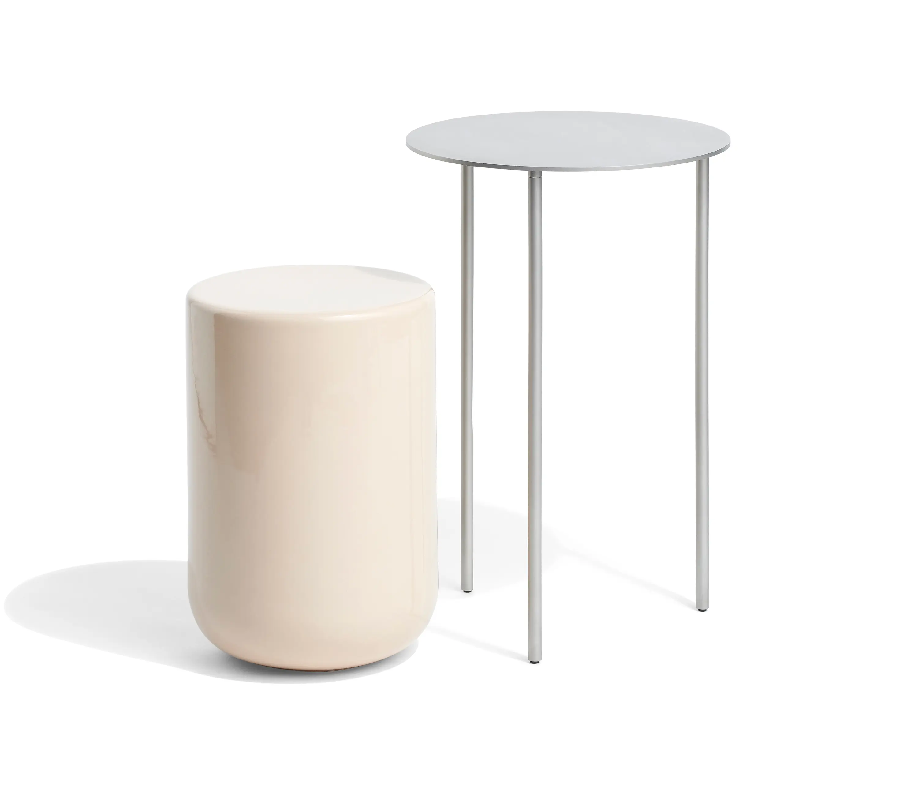 møbel copenhagen - The pair S side tables | light beige