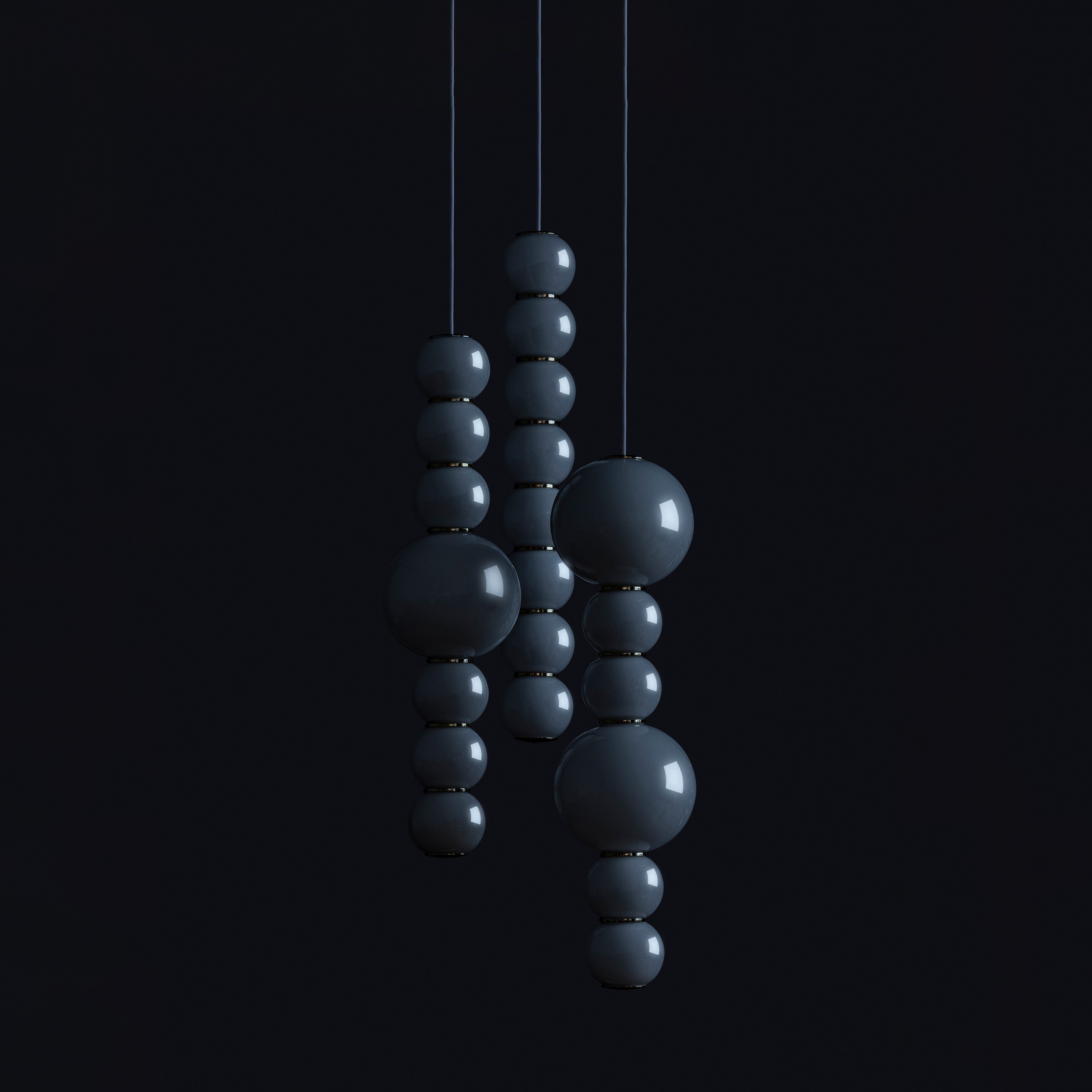 Pearls Double Chandelier 3