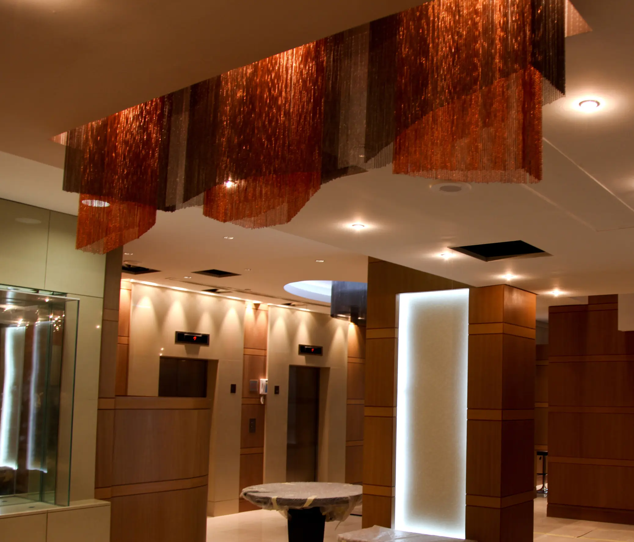 Willowlamp - Custom Geometric Chain Curtain
