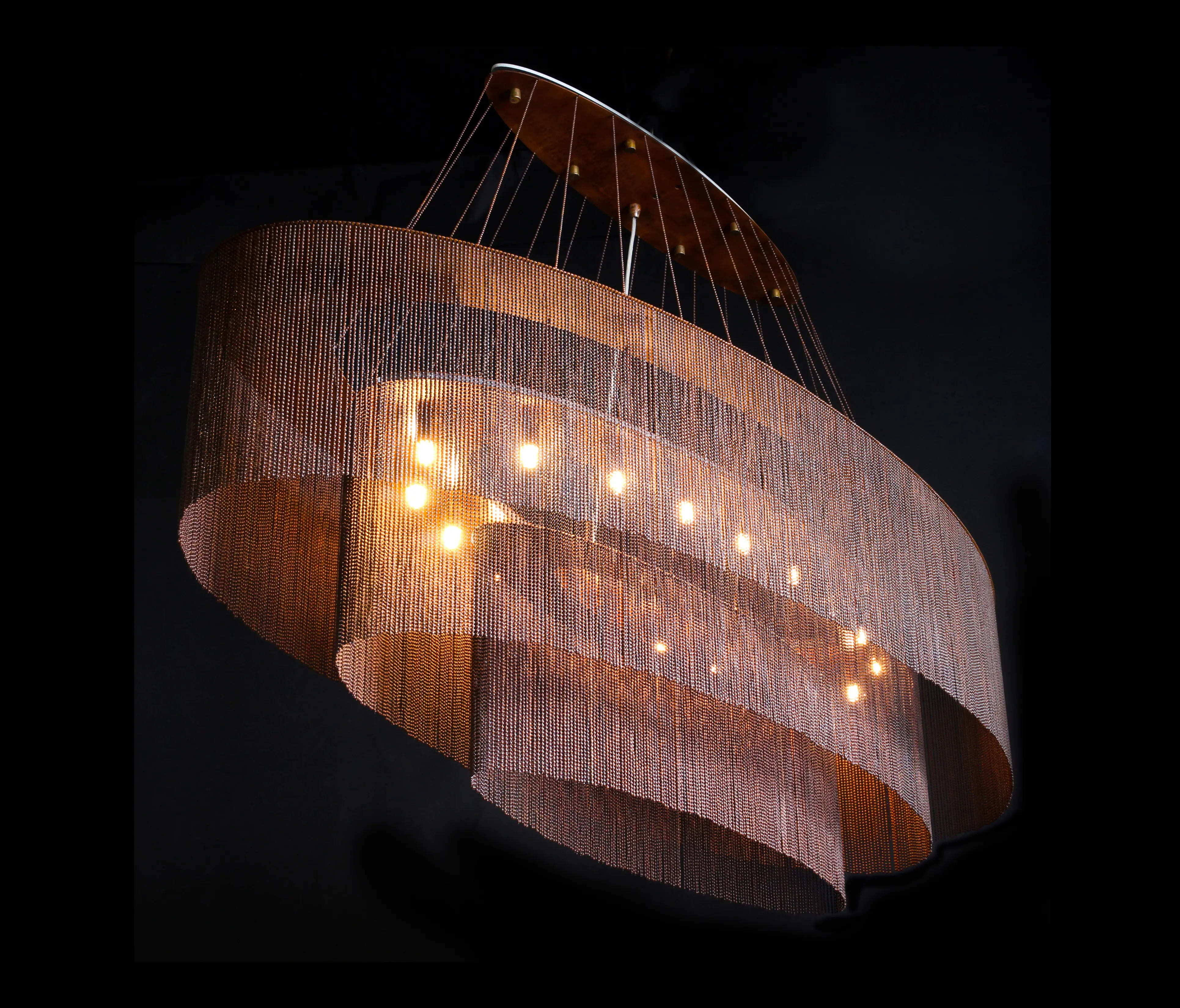 Willowlamp - Elliptical 3-Tier - 1600 -  suspended