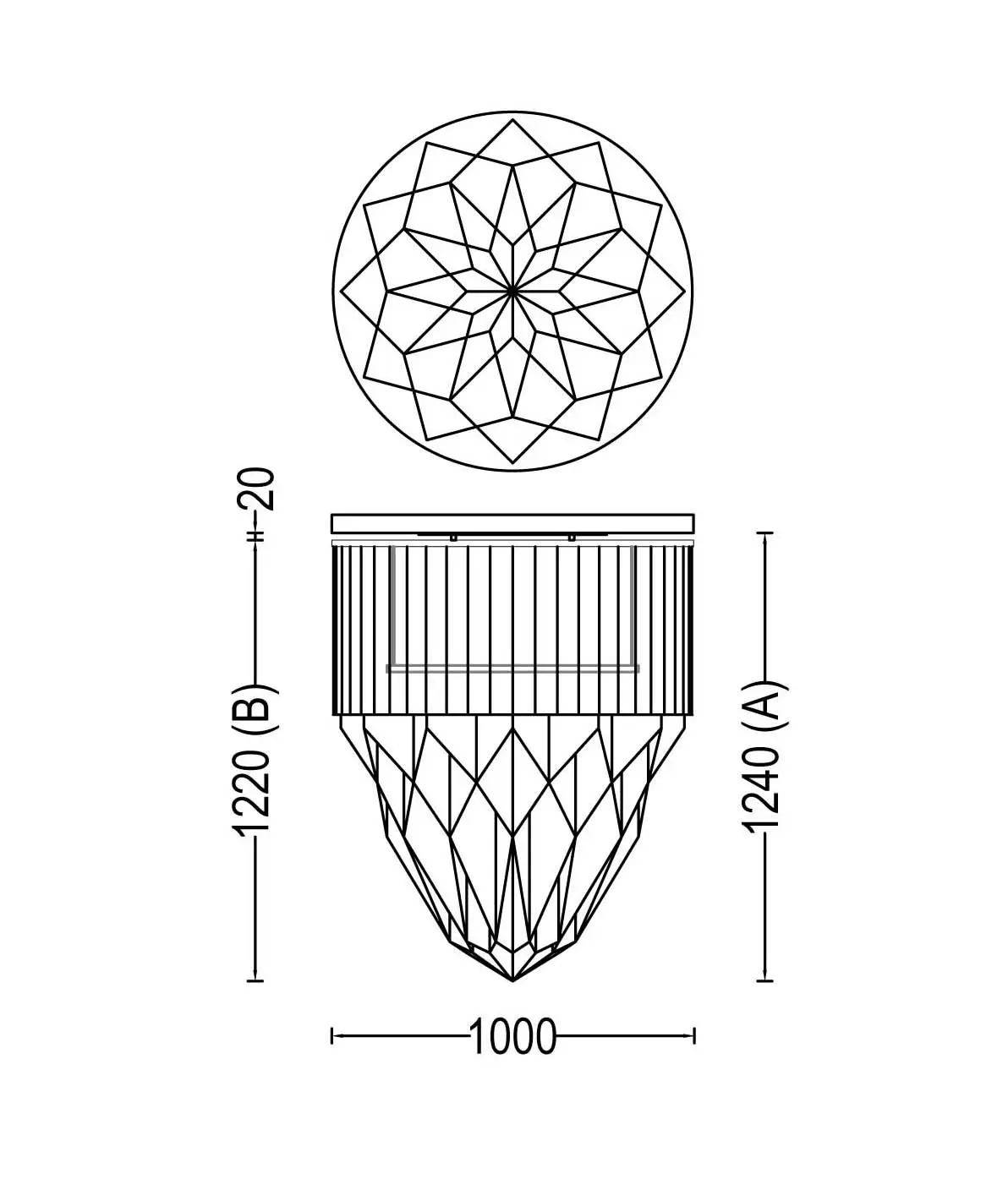 Willowlamp - Crystal Mandala - 1000 C