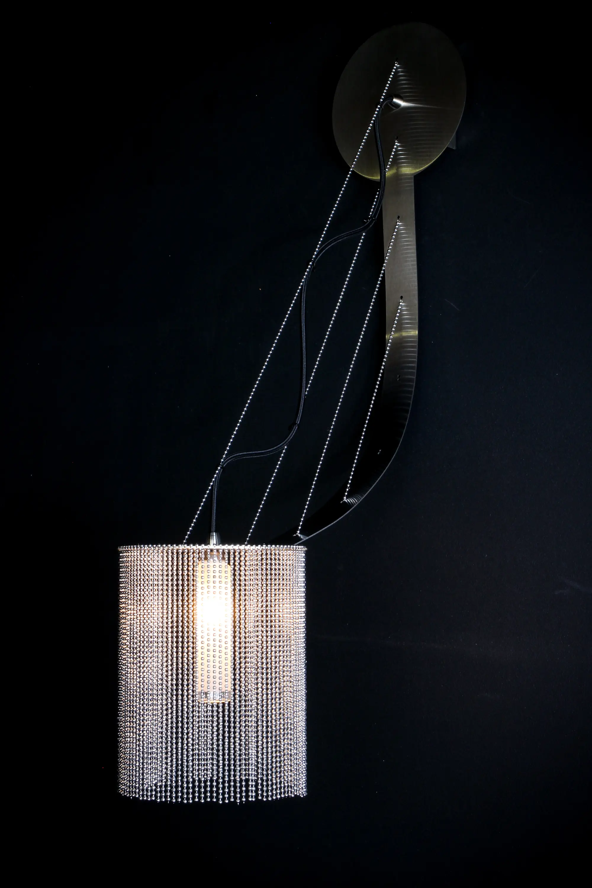 Willowlamp - 2 Folded Circles Langarm - 170mmD - Wall Sconce