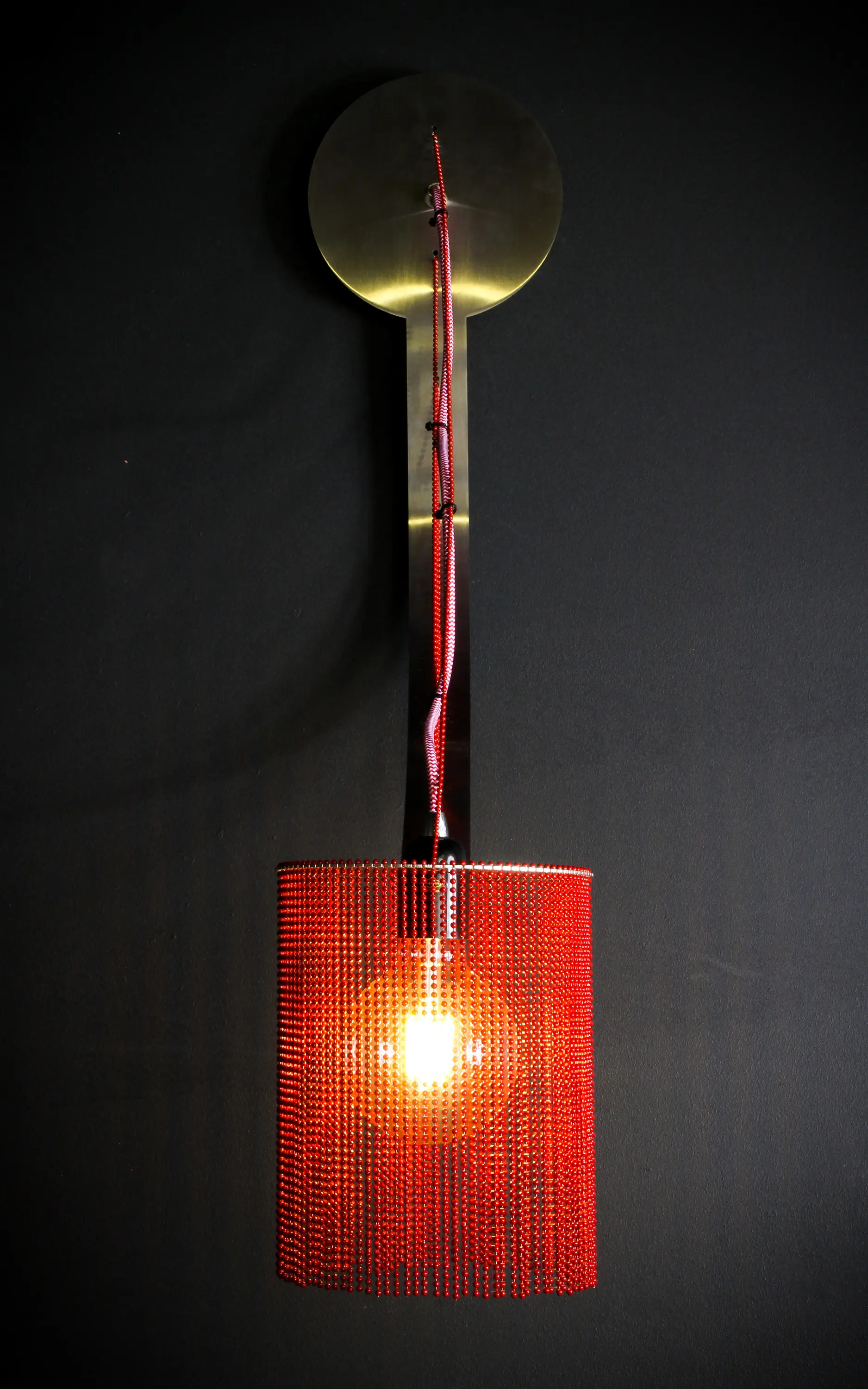 Willowlamp - 2 Folded Circles Langarm - 170mmD - Wall Sconce
