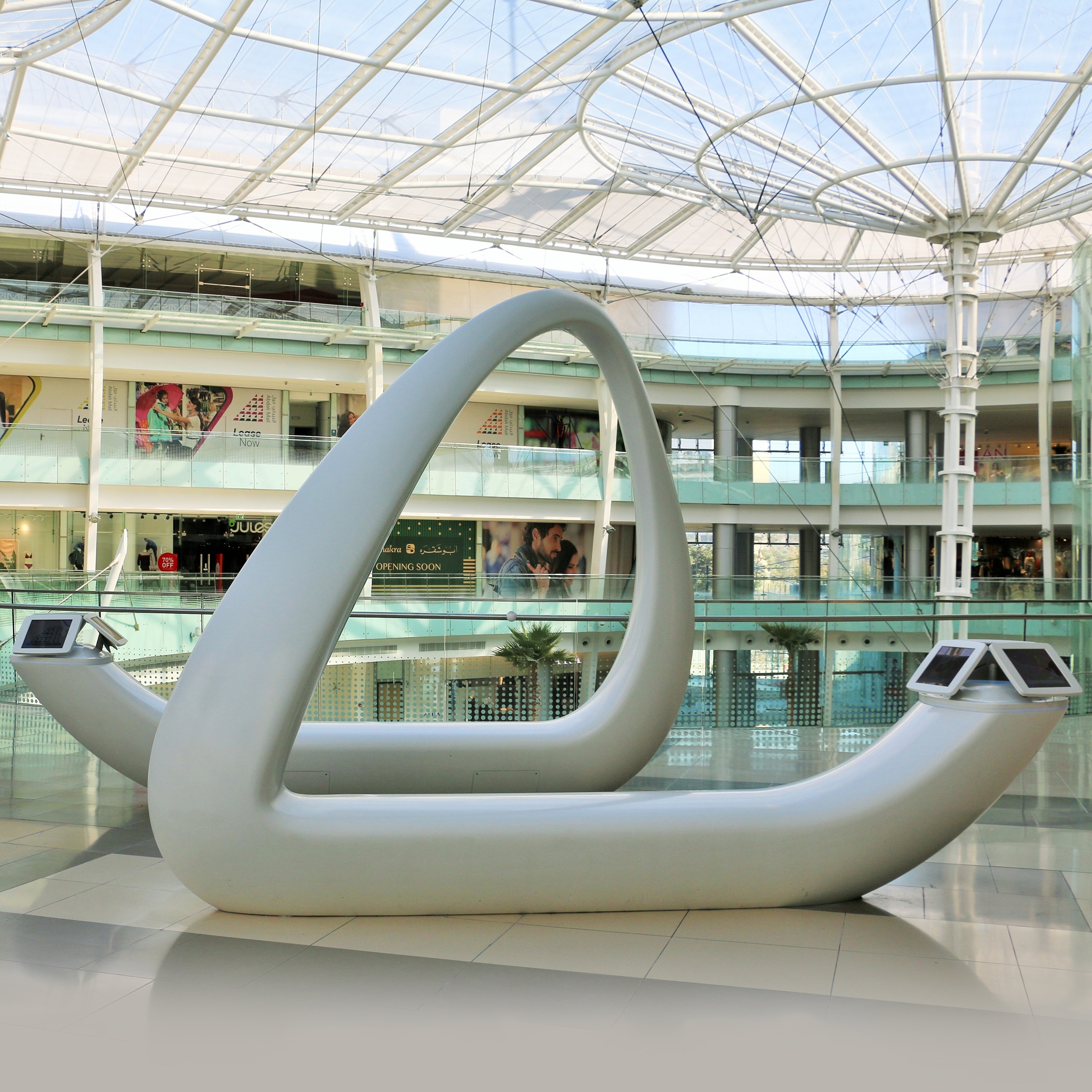 Display product Avonite® | Interior Abdali Mall from manufacturer Rosskopf + Partner