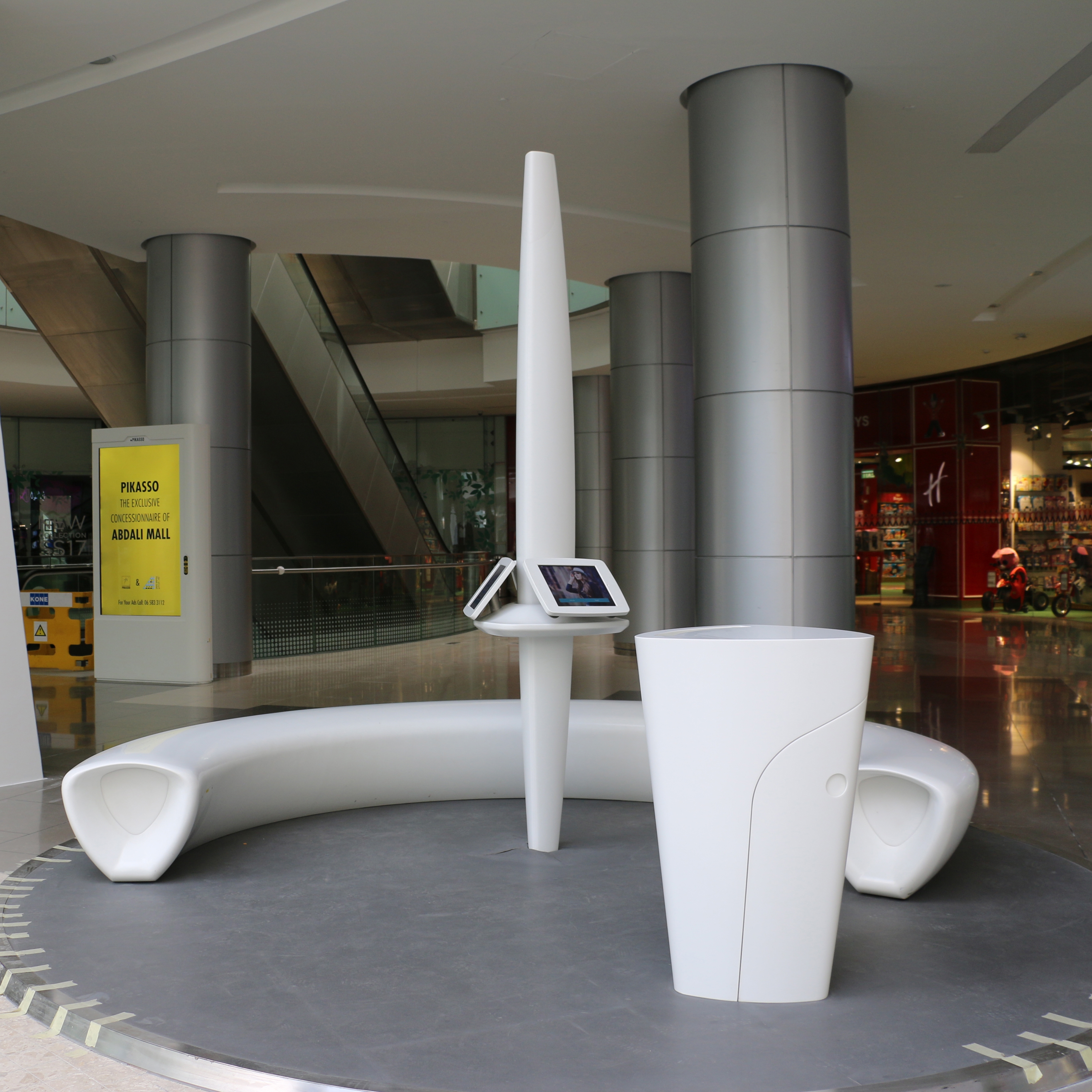 Display product Avonite® | Interior Abdali Mall from manufacturer Rosskopf + Partner