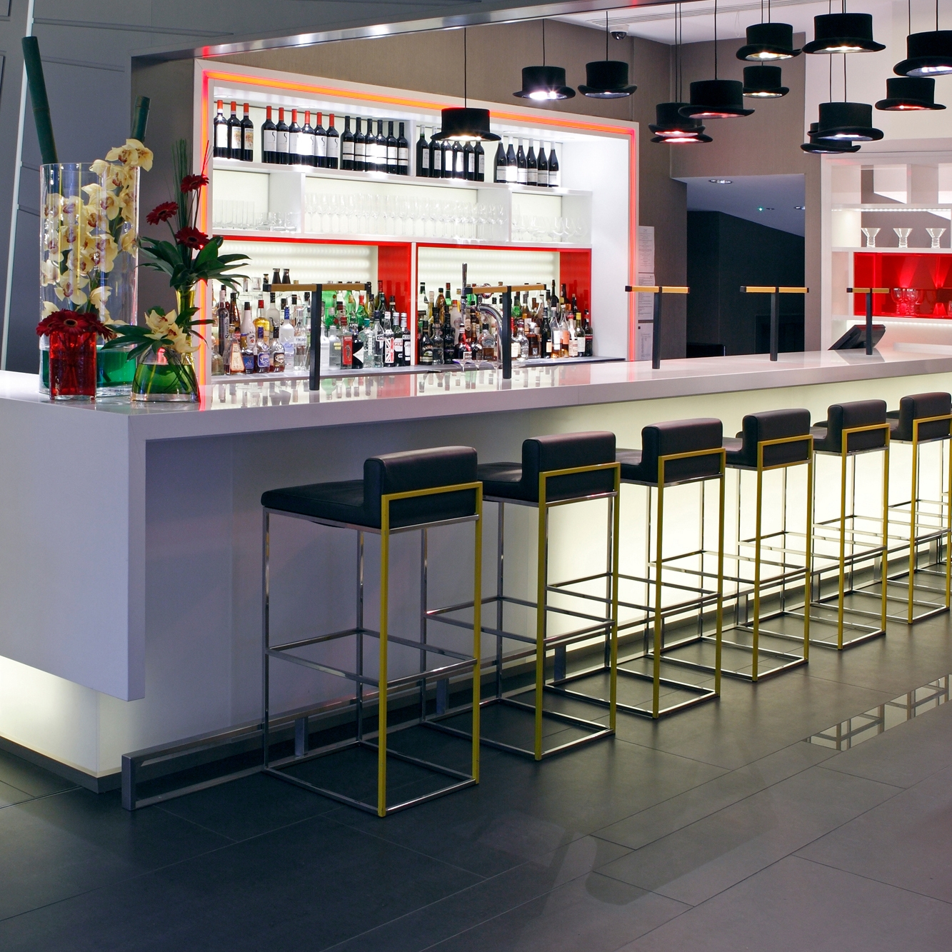 Display product Silestone | Hotel furniture Pullmann Hotel London from manufacturer Rosskopf + Partner