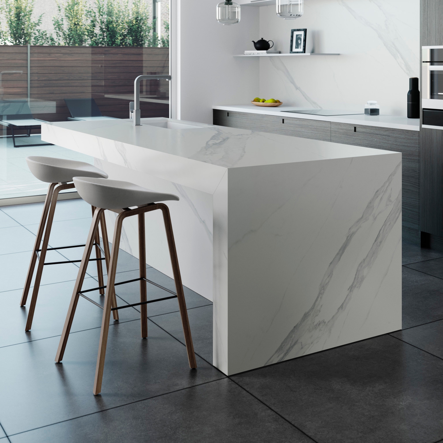 Mostra il prodotto Dekton® | Surface for Dekton showroom kitchen del produttore Rosskopf + Partner