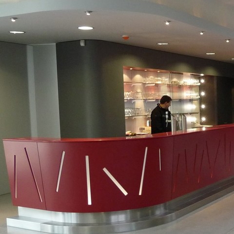 Display product Silestone | Counter for Centre Atert in Bertrange from manufacturer Rosskopf + Partner