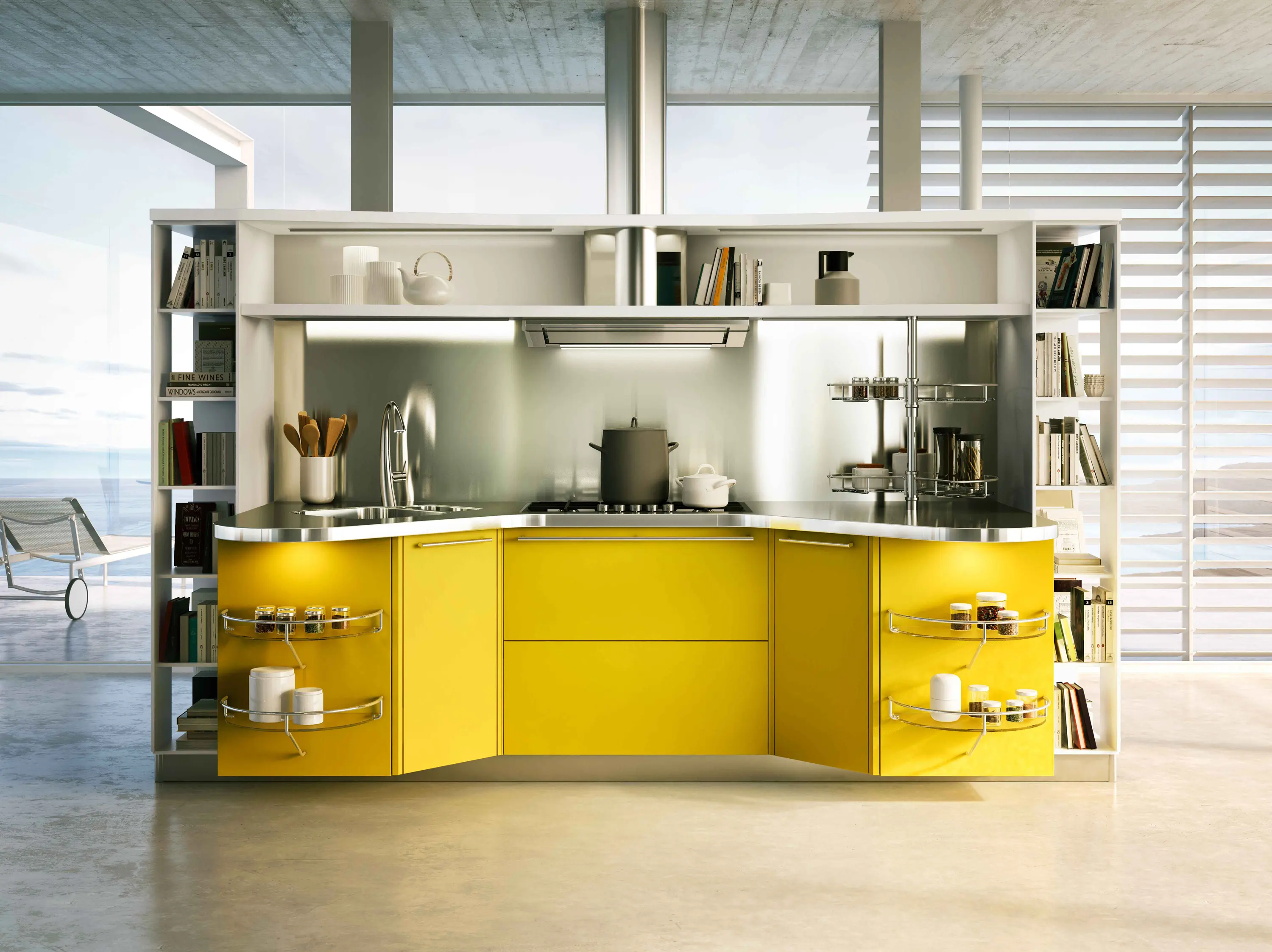 Snaidero - Skyline 2.0 giallo lemon