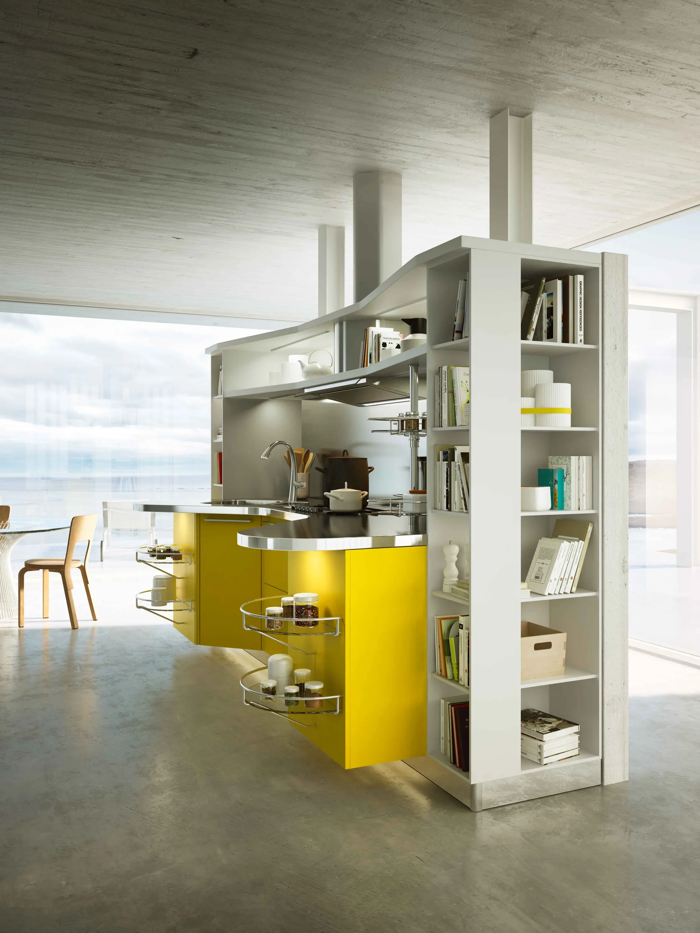 Snaidero - Skyline 2.0 giallo lemon