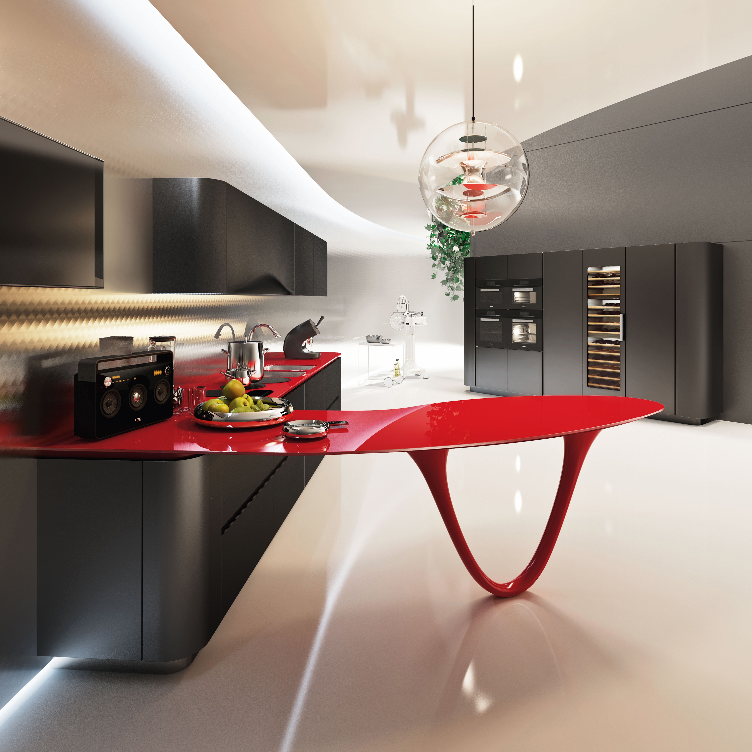 Produkt Ola 25 Black Rosso Limited Edition des Herstellers Snaidero anzeigen